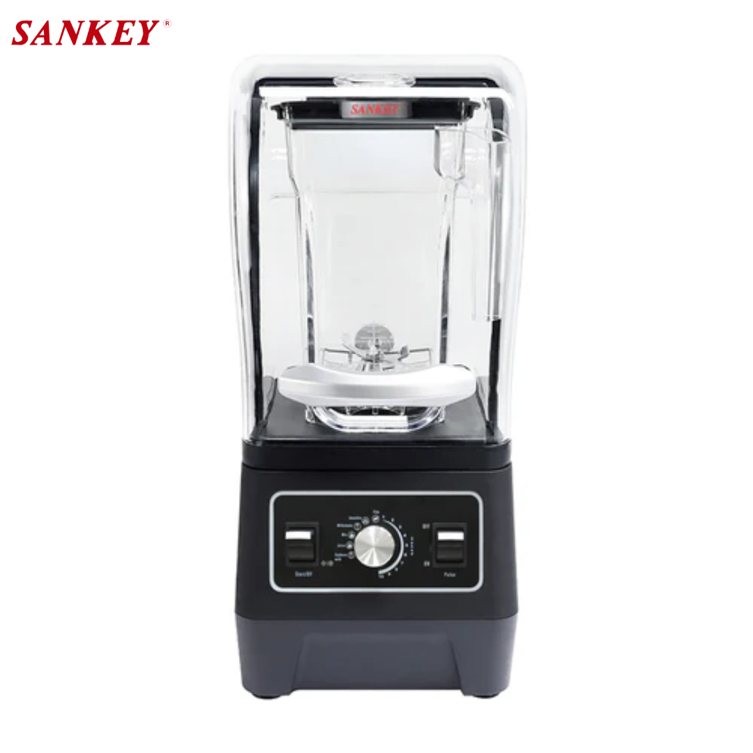 Licuadora con Cubierta de Sonido Jarra Policarbonato 1.6L 1800W 10 Velocidades Sankey BL-9001CV SANKEY