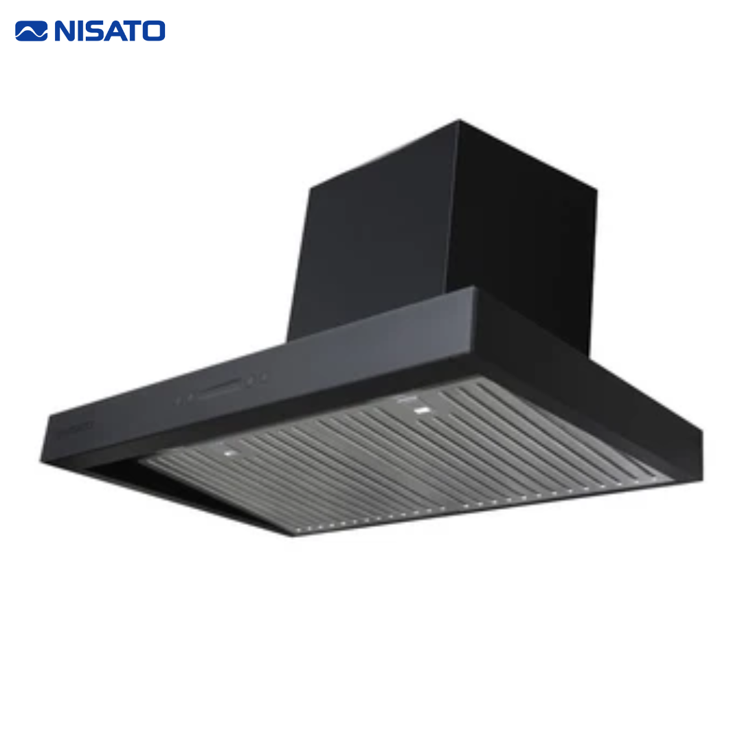 Campana Extractor de Grasa 4 Velocidades con Temporizador Luz LED Nisato NHD-77PRODGNN9