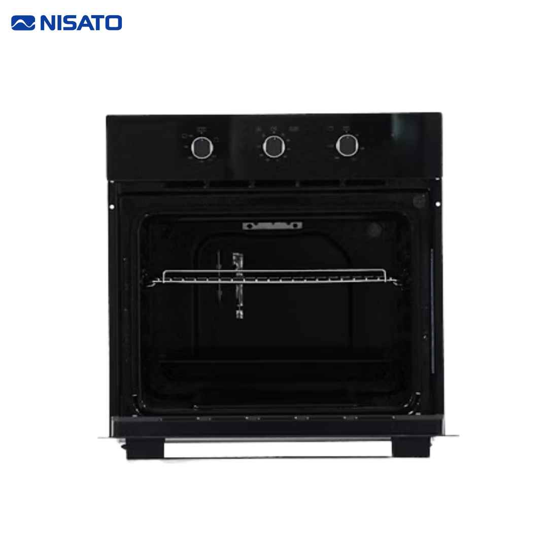 Horno Empotrable a Gas de 24" Vidrio Templado Negro Nisato NPH-24GBDM NISATO