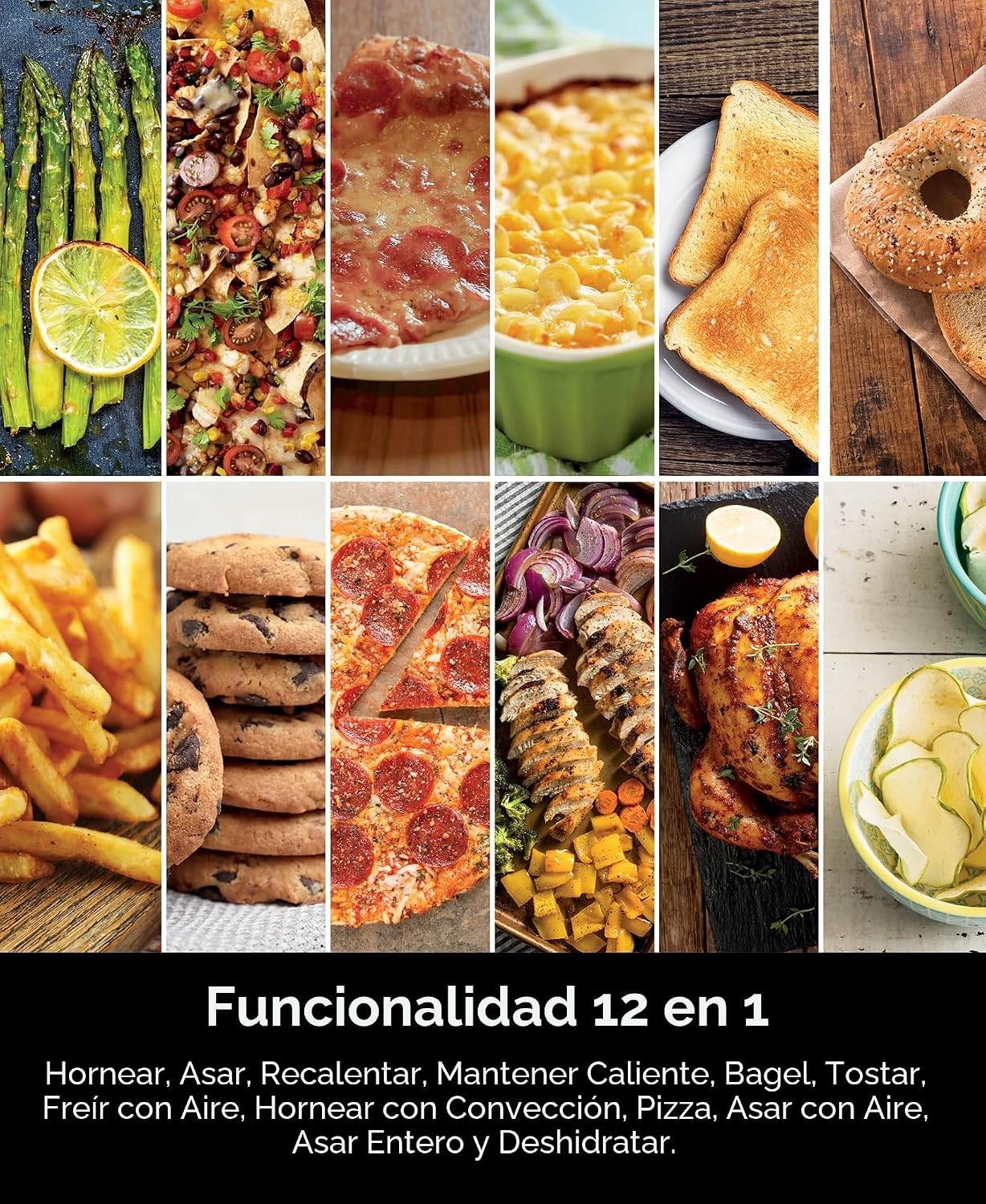 (LLEGANDO 10 DE AGOSTO) Horno Freidora de Aire Ninja DCT401 12 en 1 Double Oven con FlexDoor™, Convección y Air Fry | Acero Inoxidable