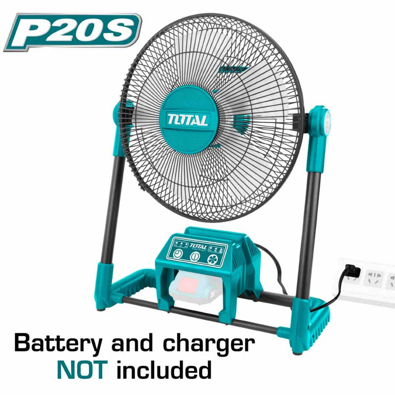 Abanico 13" Lithium-Ion De Bateria De 20 V. No Incluye Bateria Ni Cargador. Total UTFALI2001 TOTAL