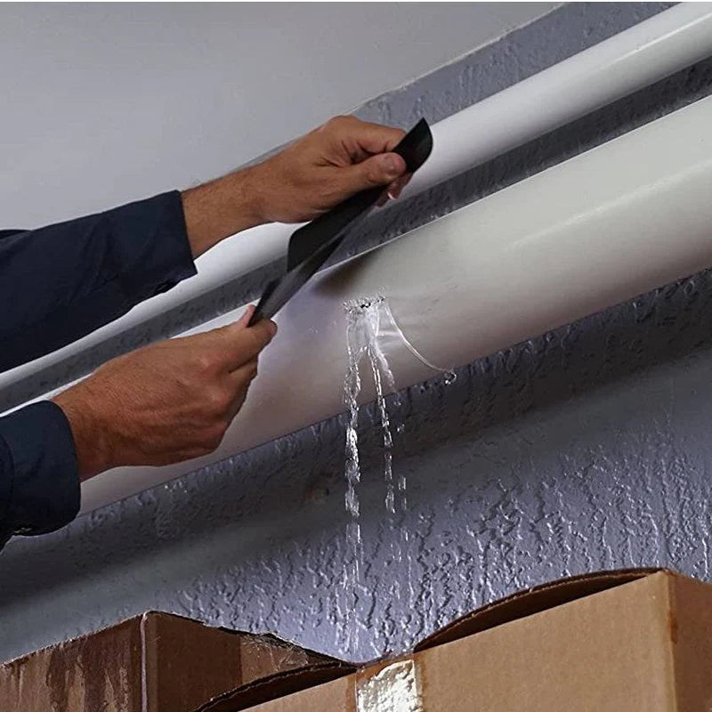 Flex Tape, Cinta Impermeable De Fibra Super Fuerte 150*10Cm/ 4Pulg X 5Pies - Negro TFSBLKR0405