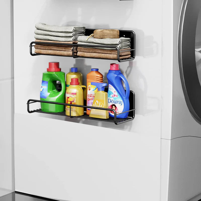 Repisa Organizadora Desmontable Magnética Multiusos. Set 2 Niveles. Ahorra Espacio En Cocina Y Lavandería. Rack AB204