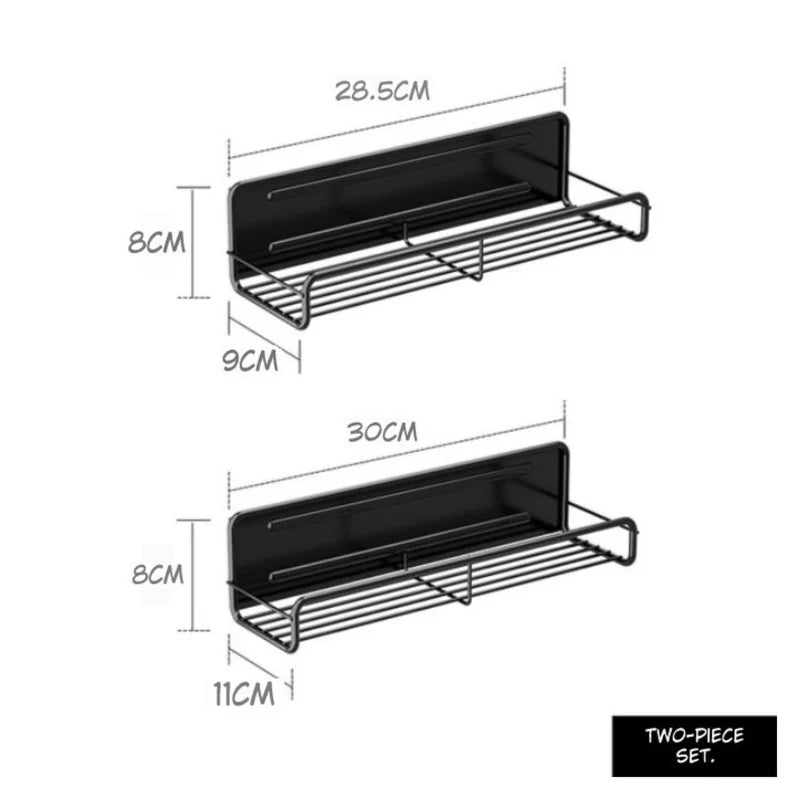 Repisa Organizadora Desmontable Magnética Multiusos. Set 2 Niveles. Ahorra Espacio En Cocina Y Lavandería. Rack AB204