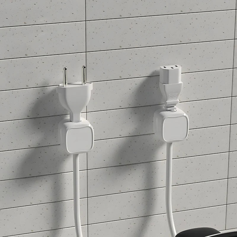 Clip Organizador Magnético Para Cables Cargador Celular (Unidad) Color Blanco. Autoadesivo AB285 Selecto