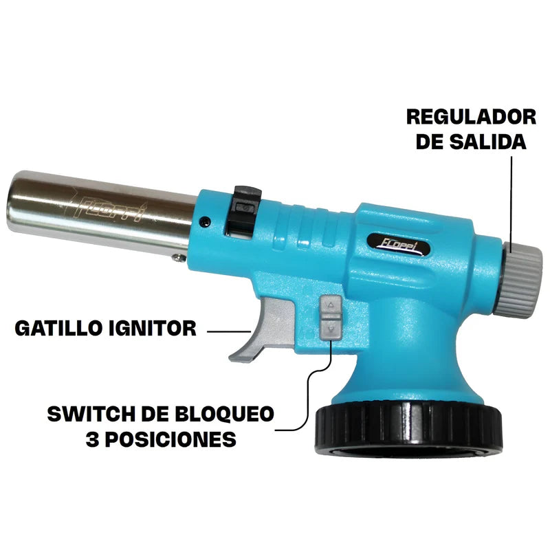 Soplete Antorcha Multiusos A Gas Butano FL-SP8