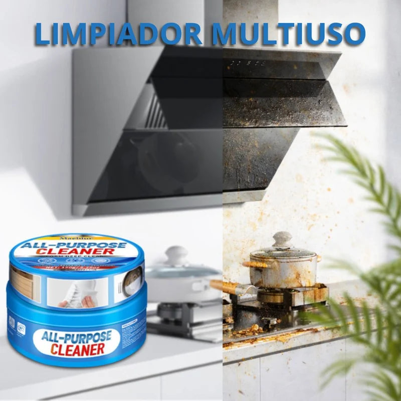 Pasta Limpiadora Multiuso Con Esponja. Limpiador Desengrasante Para Cocina, Ollas, Estufa, Zapatos Y Superficies. Removedor De Manchas Y Grasa (150G). LT880