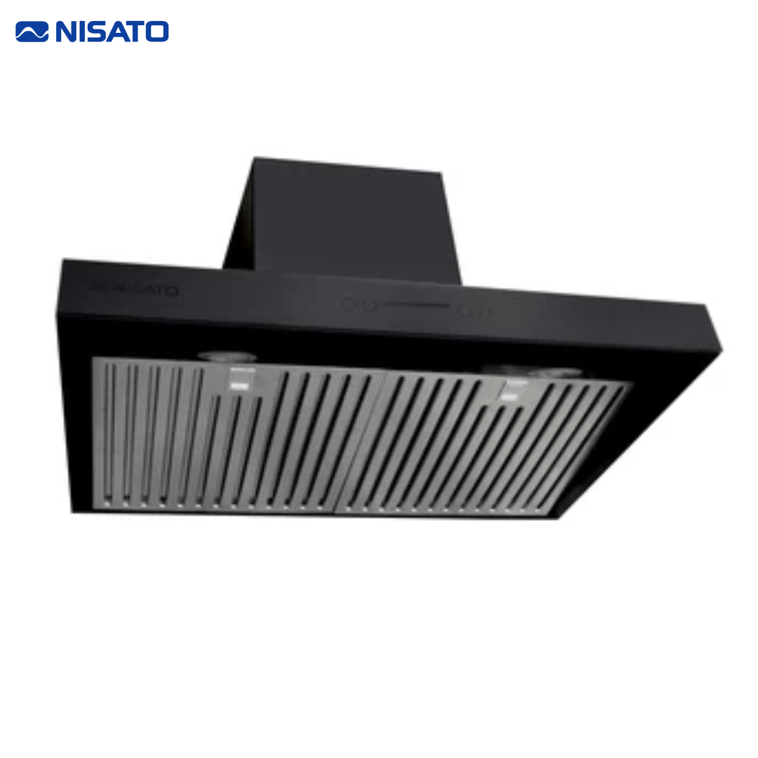 Campana Extractor de Grasa 4 Velocidades con Temporizador Luz LED Nisato NHD-77PRODGNN9