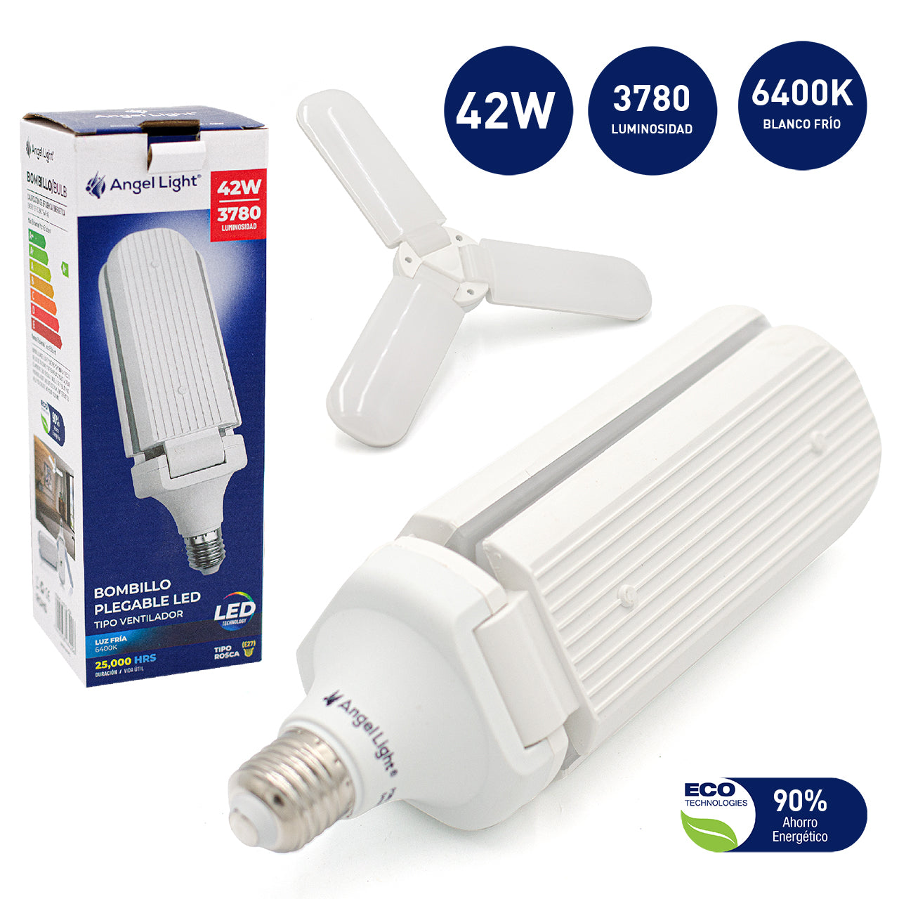 Bombillo LED Plegable 42W Angel Light A105-TLL-42W ANGEL LIGHT