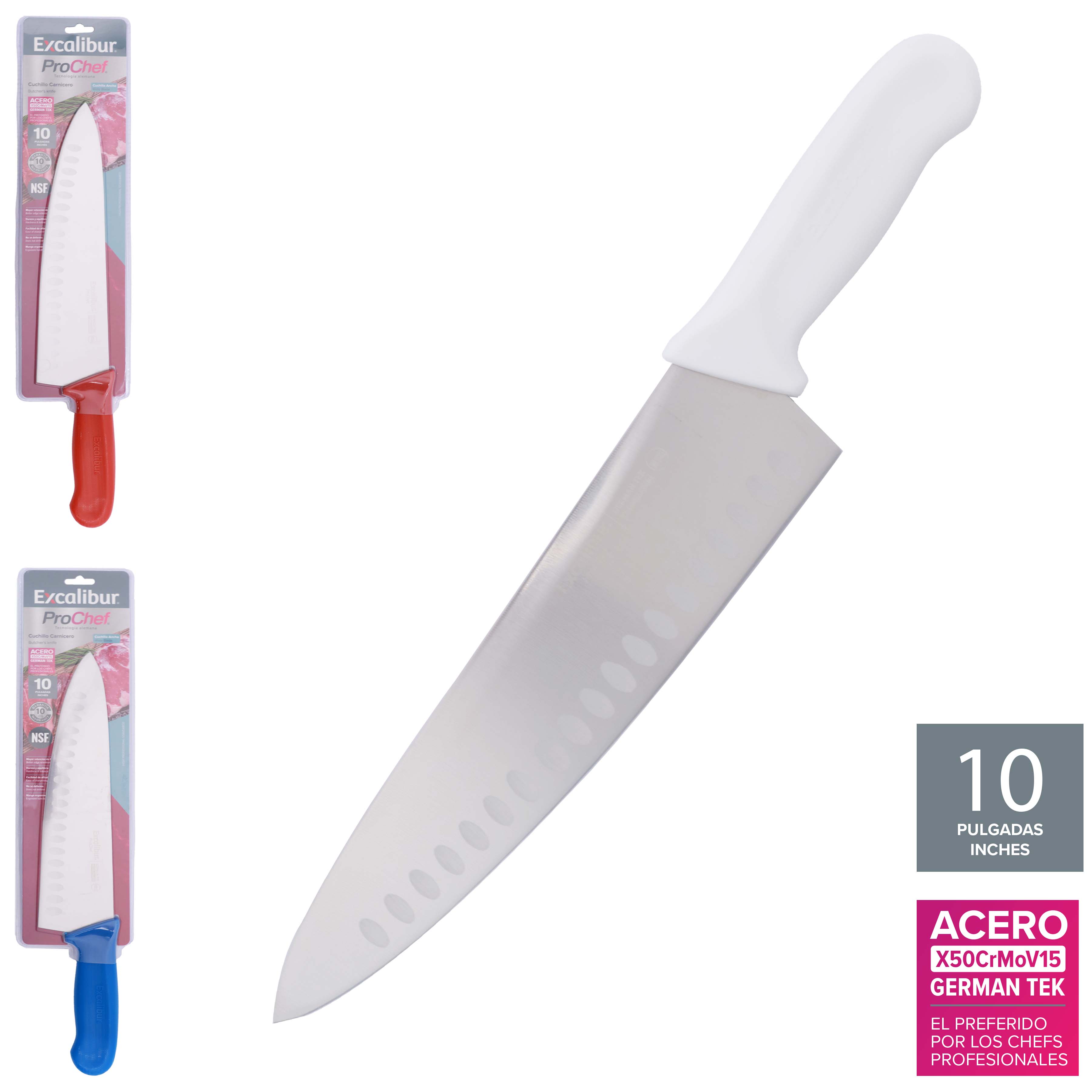 Cuchillo para Carne Pro Chef 10" Excalibur A151-KF2304-10B EXCALIBUR