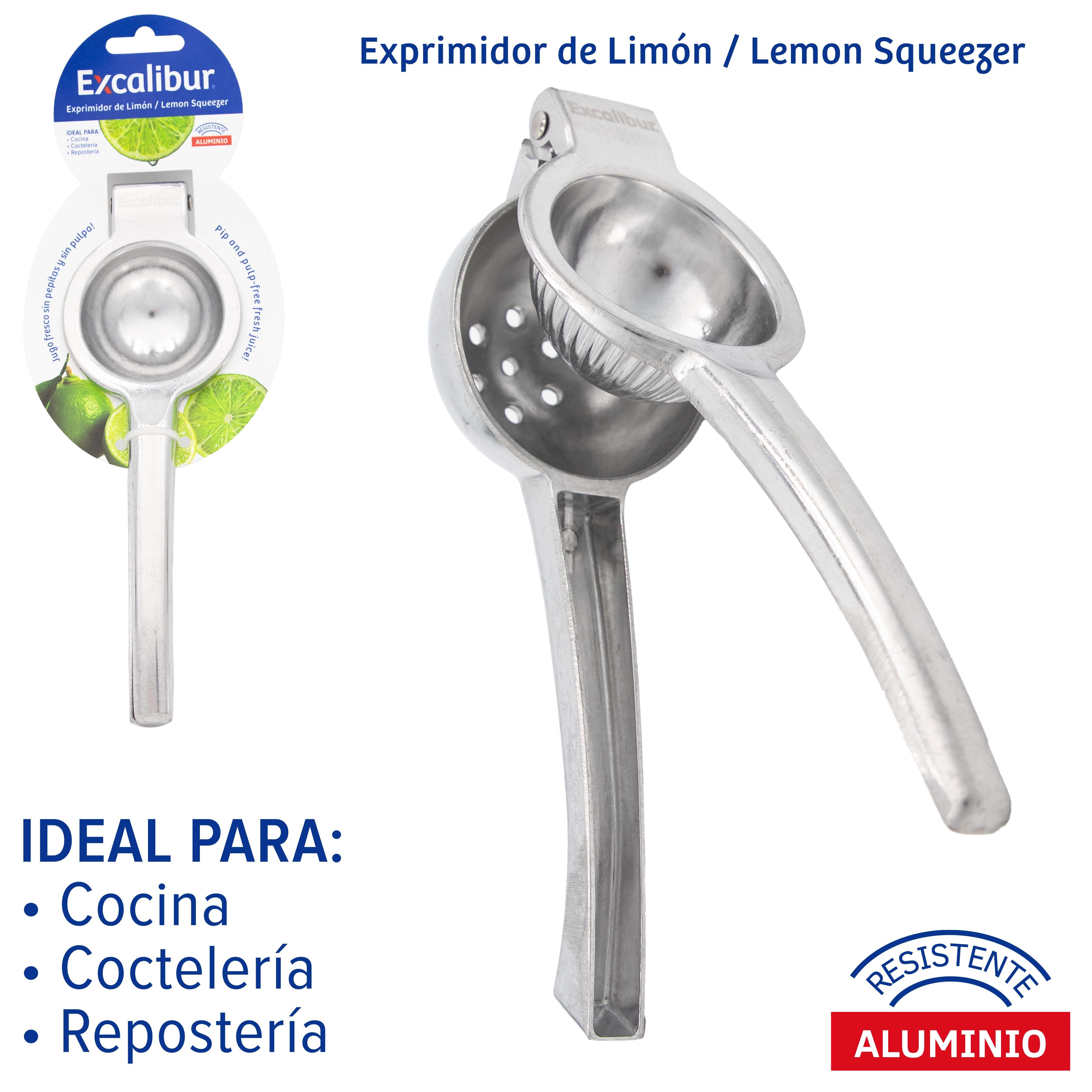 Exprimidor de Limón Aluminio Excalibur A151-KT1914 EXCALIBUR