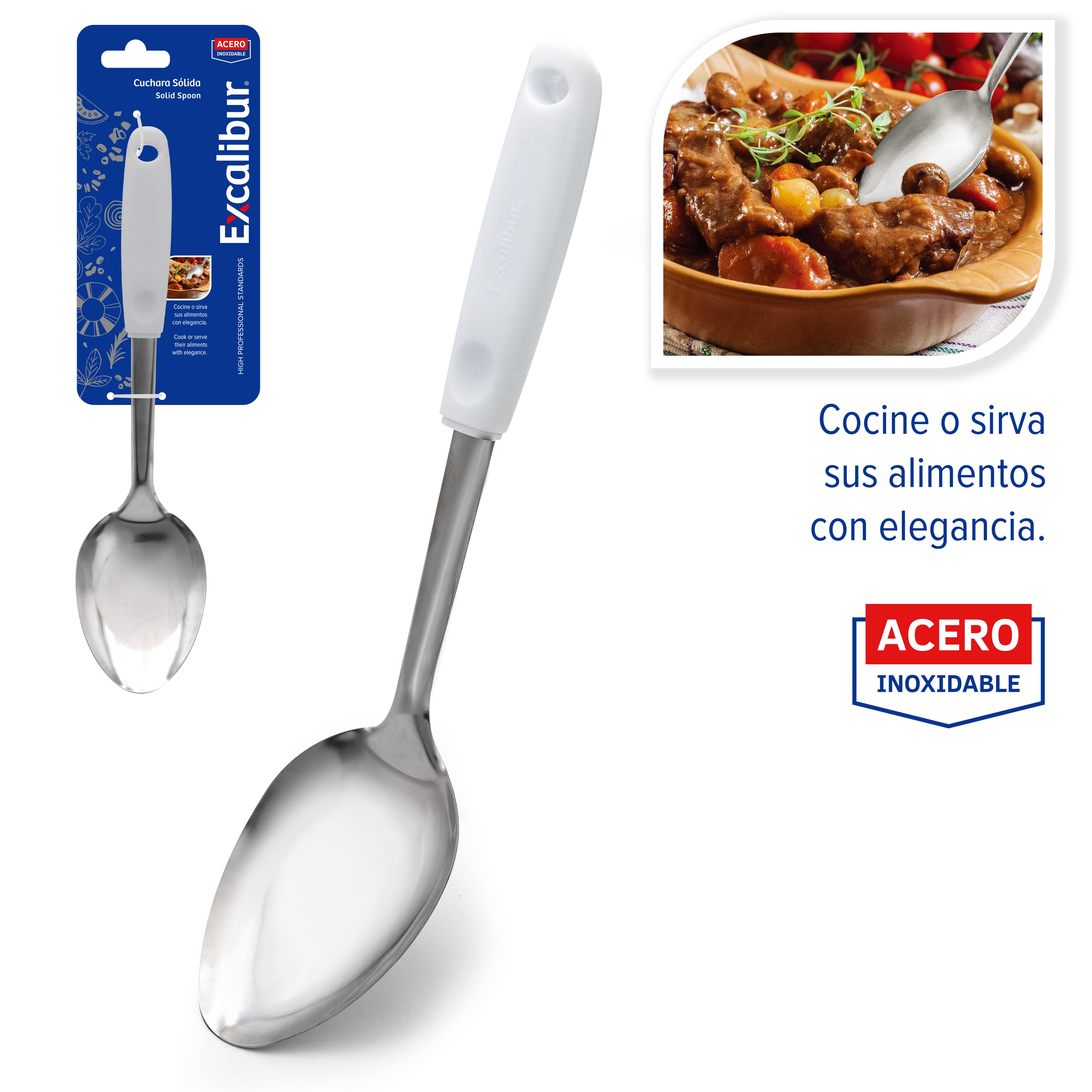Cucharon de Acero Inoxidable Excalibur A151-KT1930-C