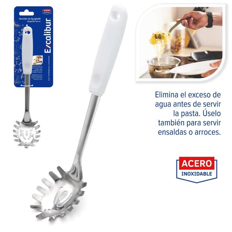 Cucharon de Espagueti en Acero Inoxidable Excalibur A151-KT1930-G EXCALIBUR