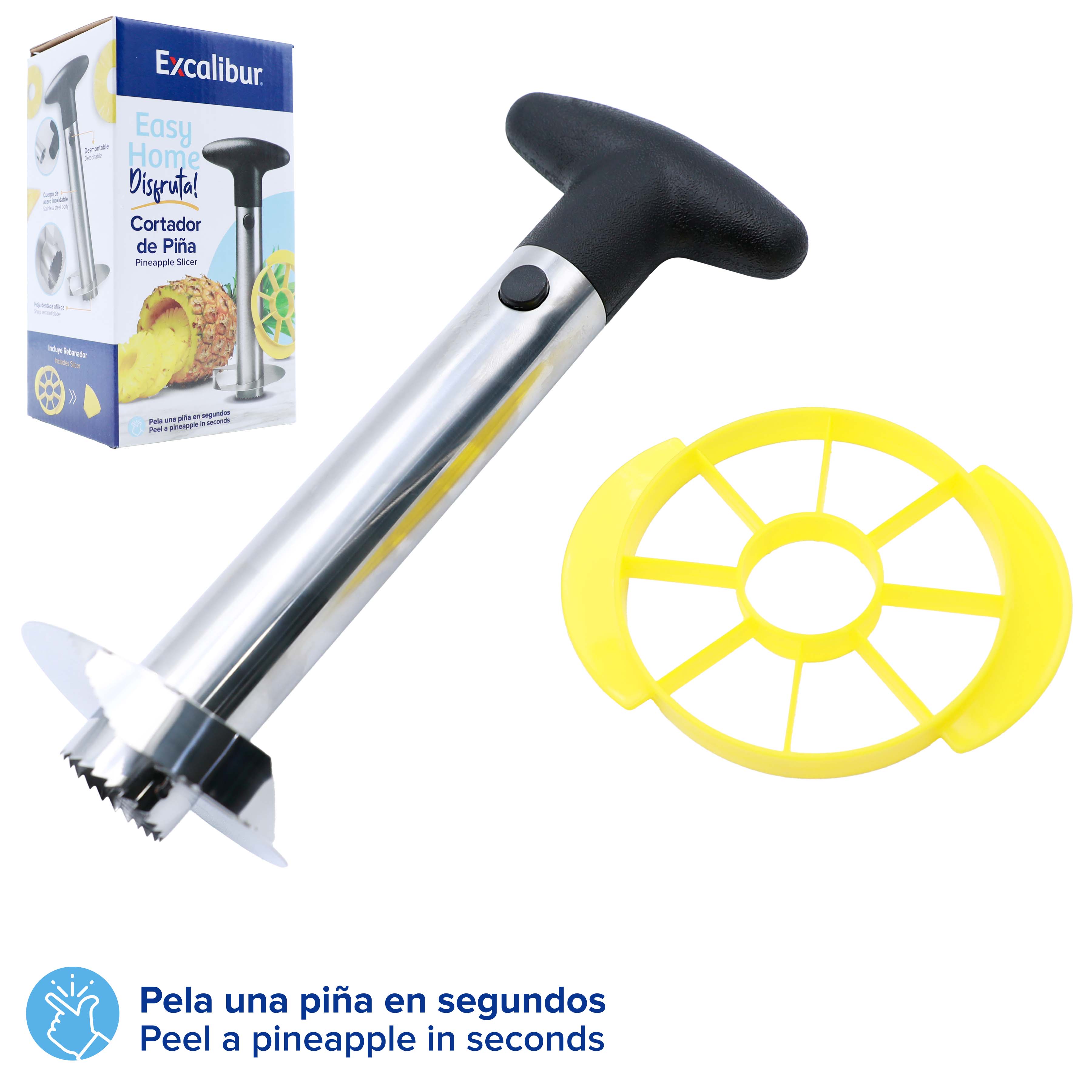 Cortador de Piña en Acero Inoxidable Excalibur A151-KT1931-B EXCALIBUR
