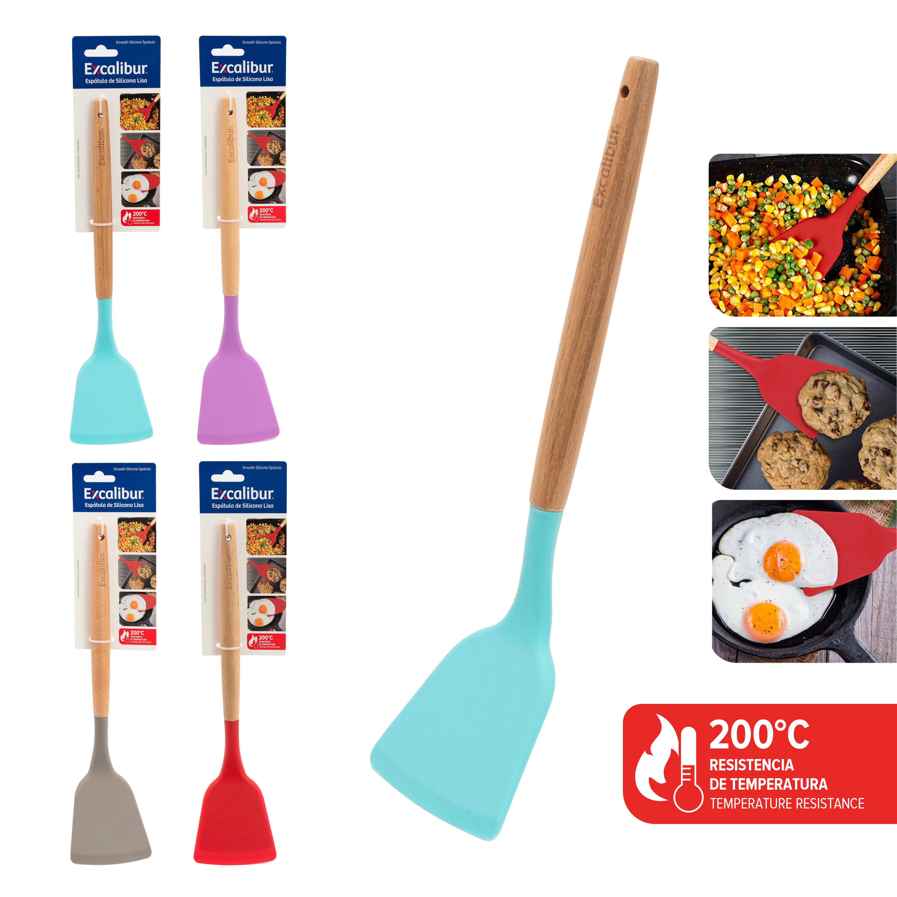 Espátula de Silicona Excalibur A151-KT2111-T