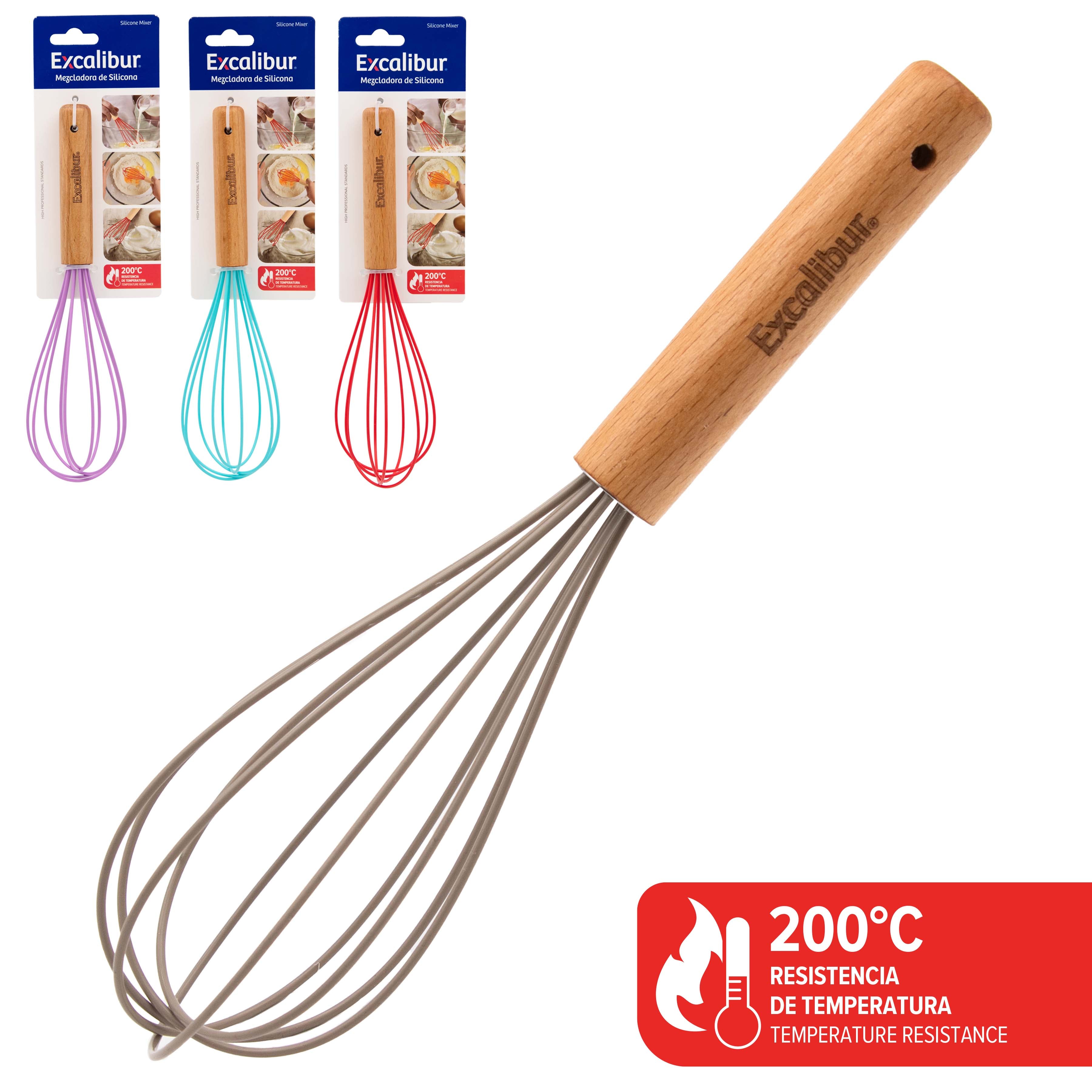Batidora de Mano de Silicona Excalibur A151-KT2111-W EXCALIBUR