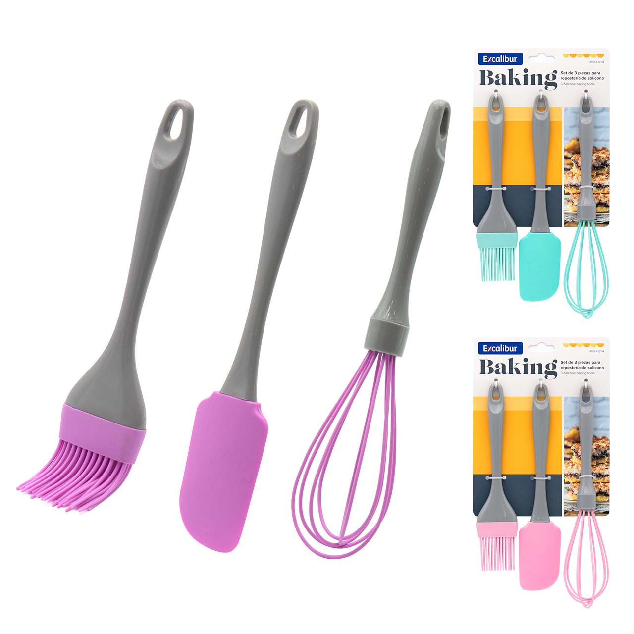 Set 3 Piezas de Repostería Excalibur A151-KT2114