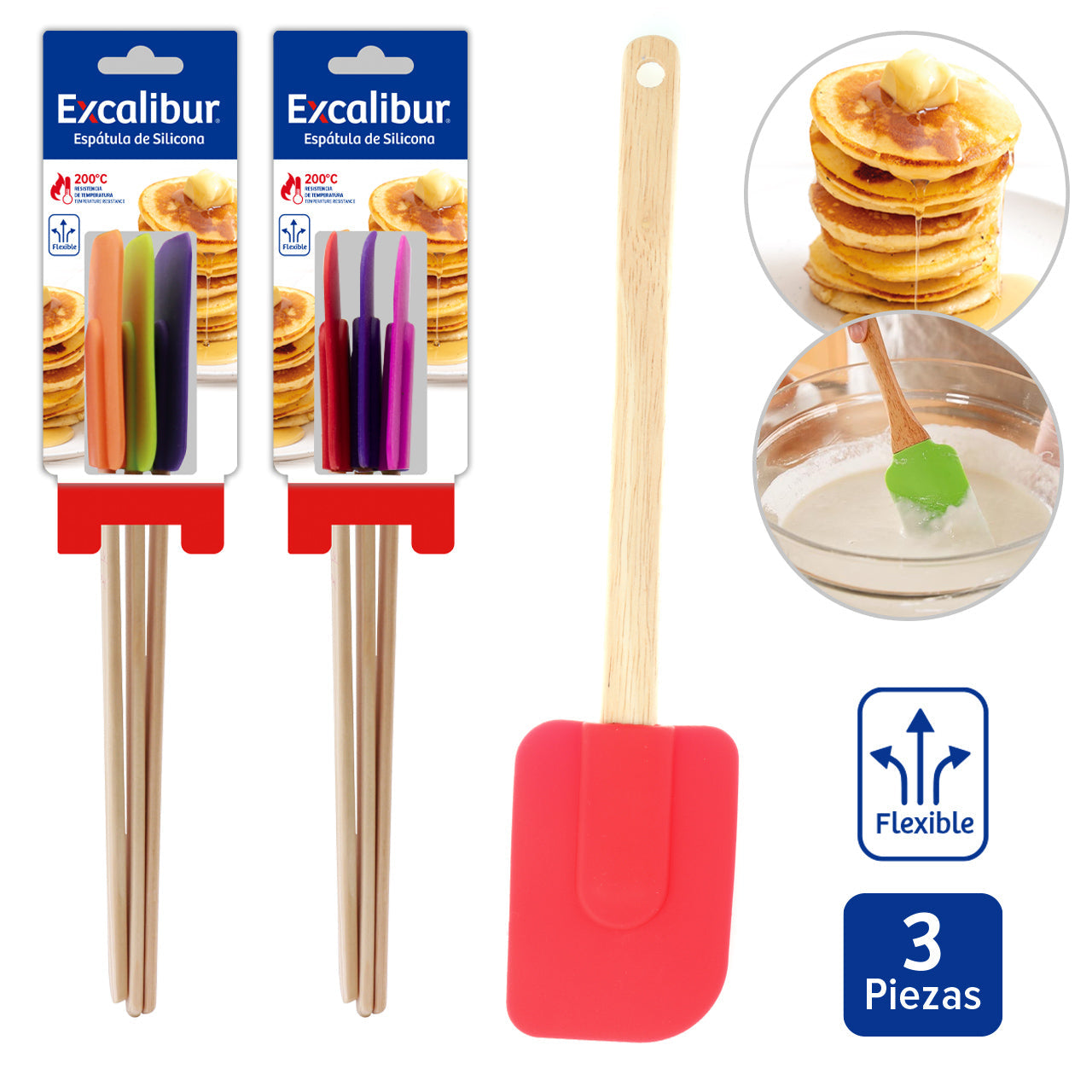 Set de 3 Espátulas Miserable Excalibur A151-KT2119 EXCALIBUR