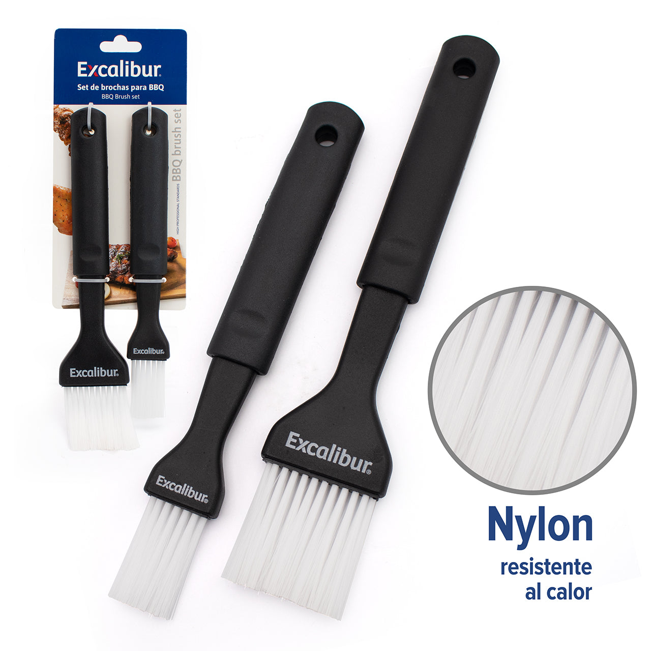 Set de 2 Piezas de Brochas para BBQ Excalibur A151-KT2209 EXCALIBUR