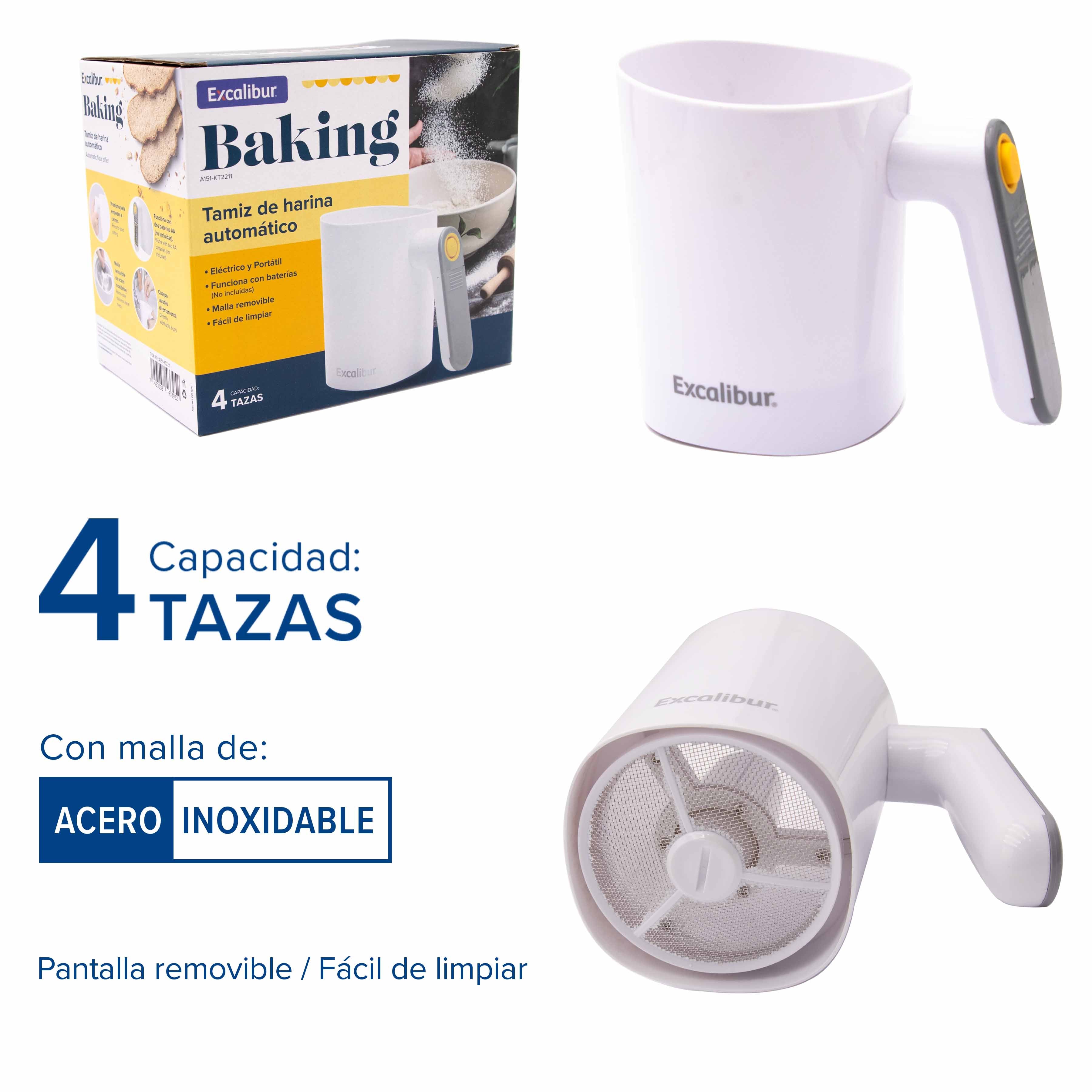 Tamizador de Harina 4 Tazas Excalibur A151-KT2211 EXCALIBUR