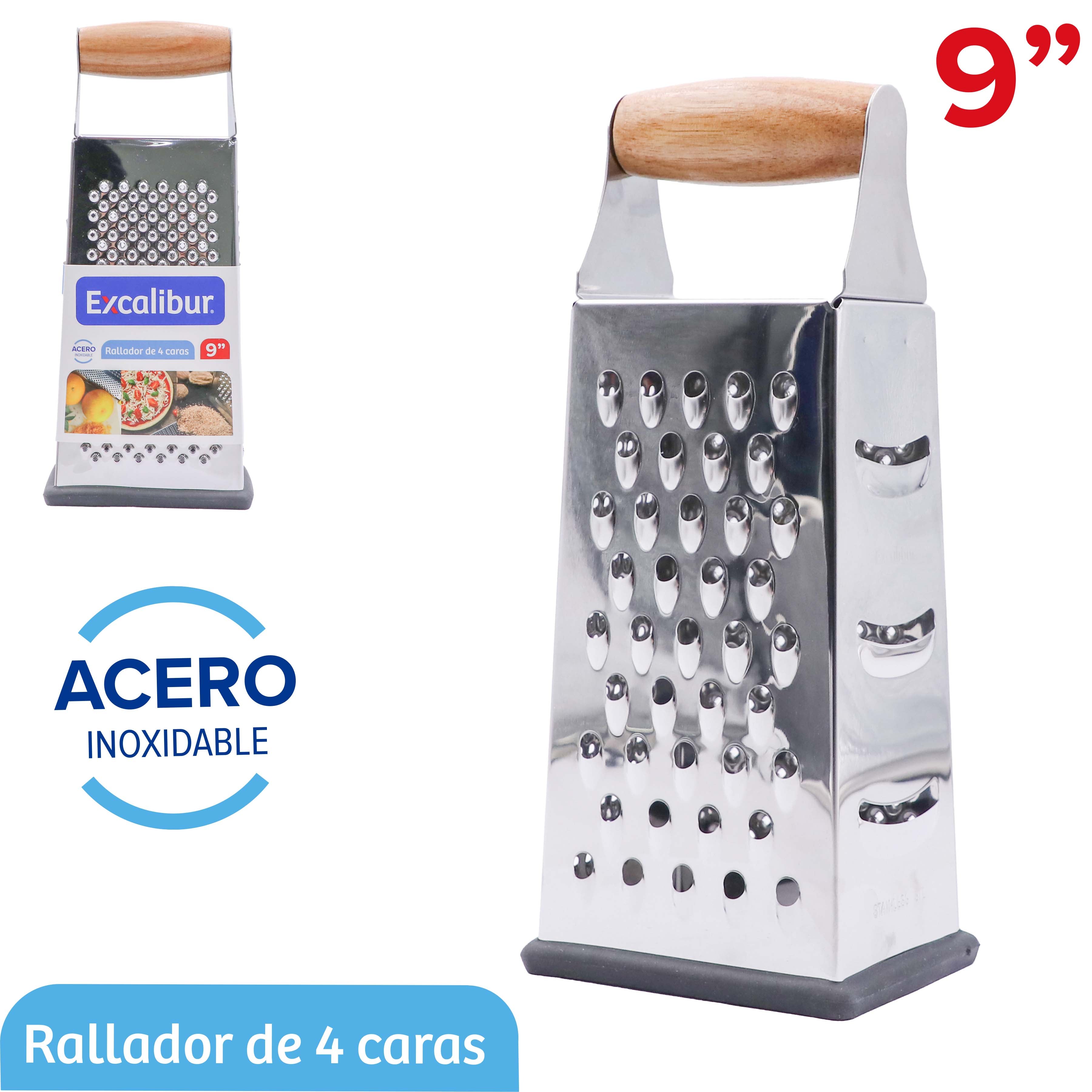 Rallador de 4 Lados 9" Acero Inoxidable Excalibur A151-KT2512 EXCALIBUR