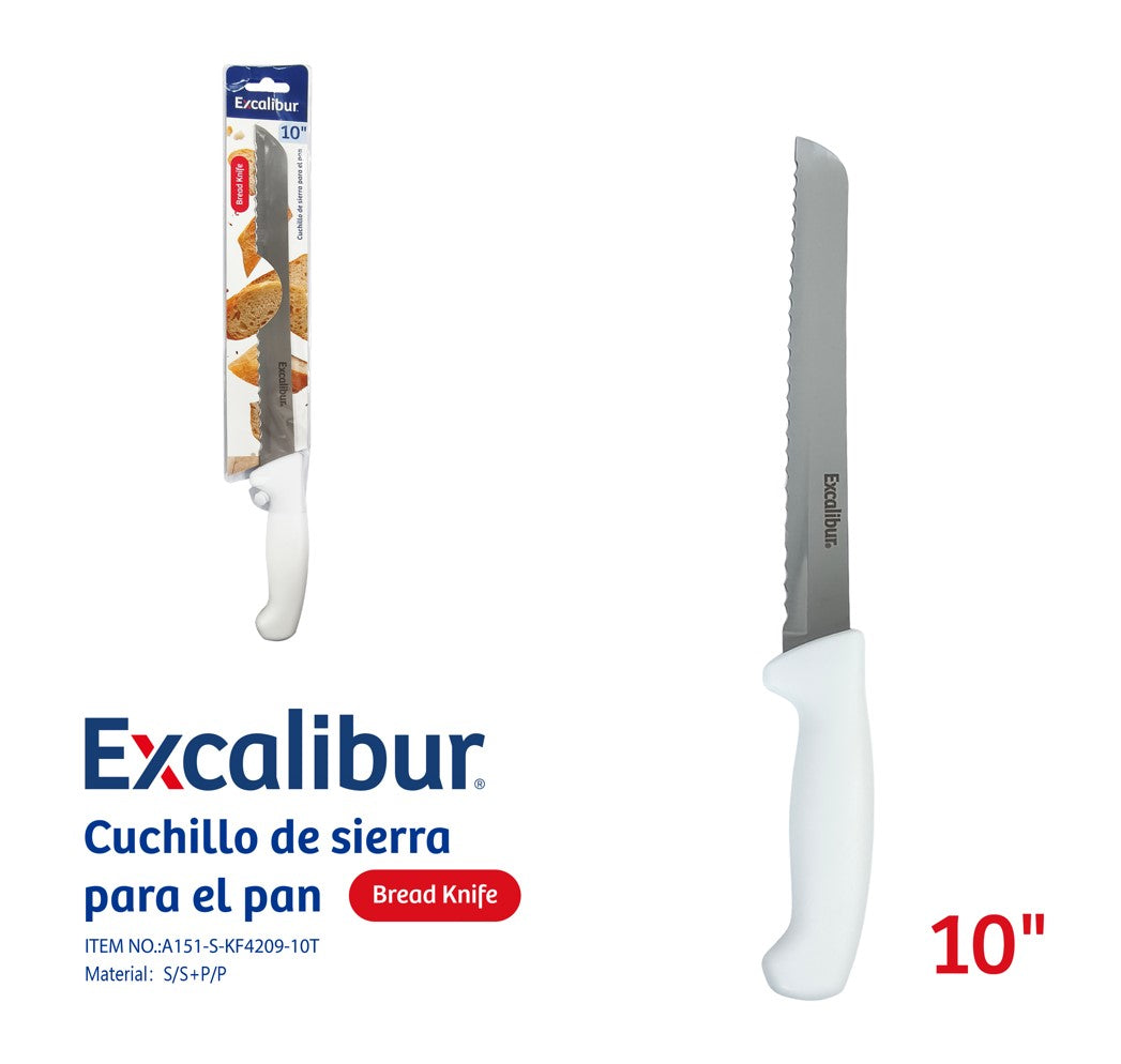 Cuchillo de Sierra para Pan 10" Excalibur A151-S-KF4209-10T