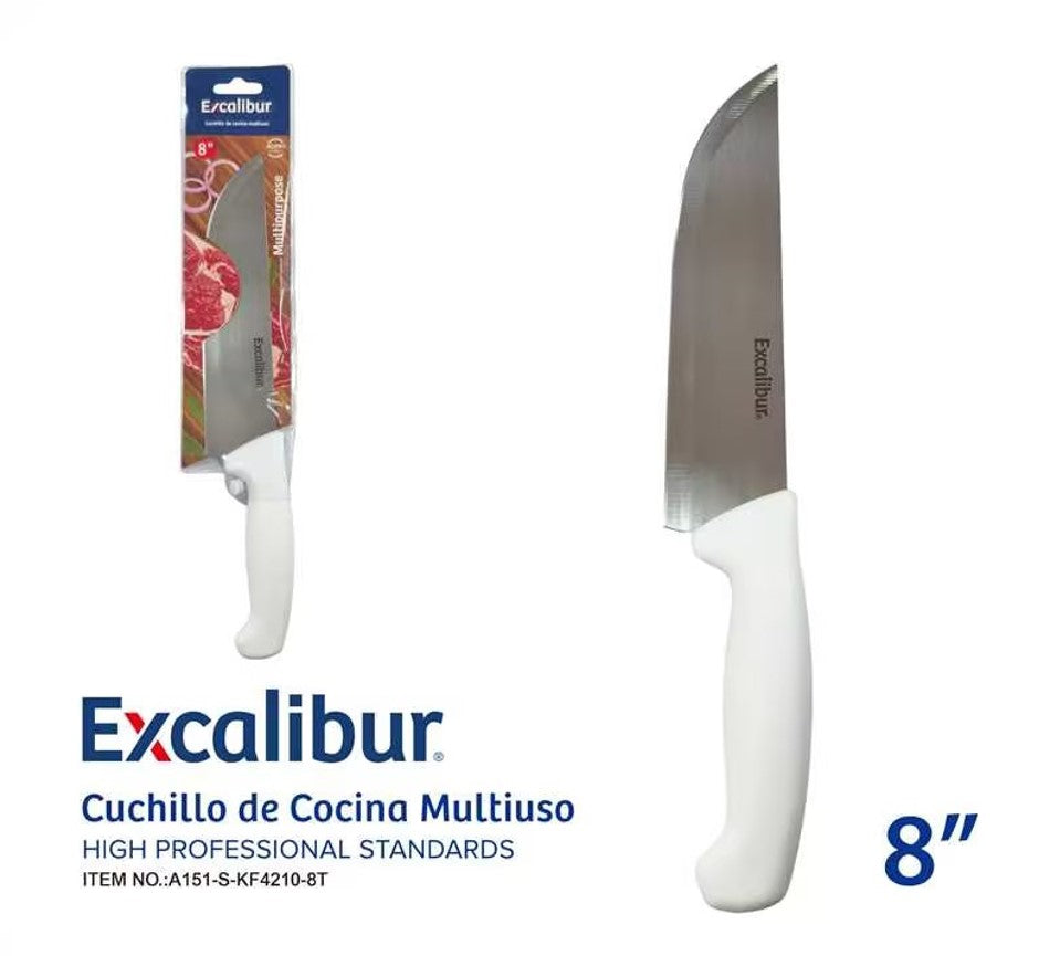 Cuchillo de Acero Inoxidable 8" Excalibur A151-S-KF4210-8T EXCALIBUR