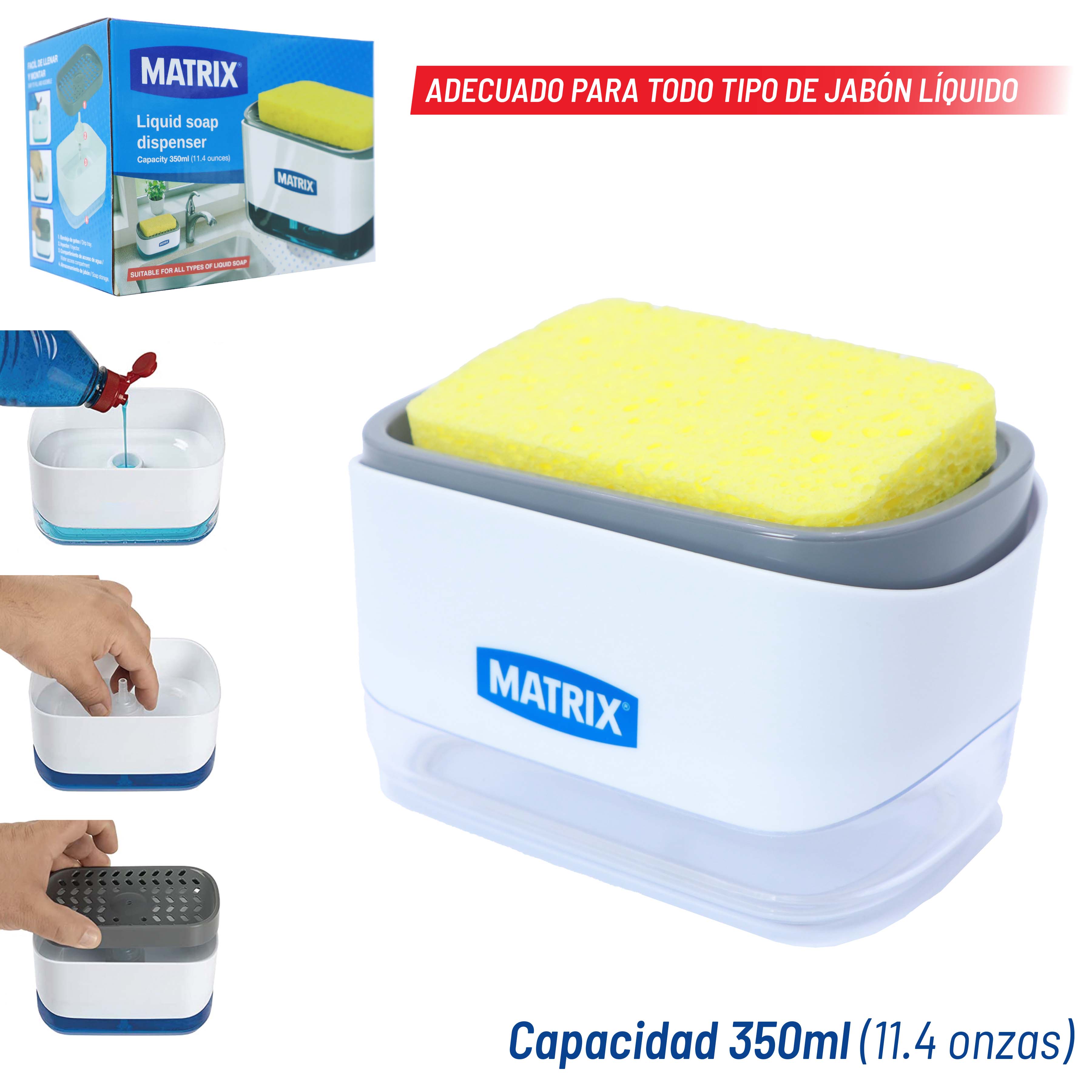 Dispensador de Jabón Liquido 350ml Matrix A151-SP2204 MATRIX