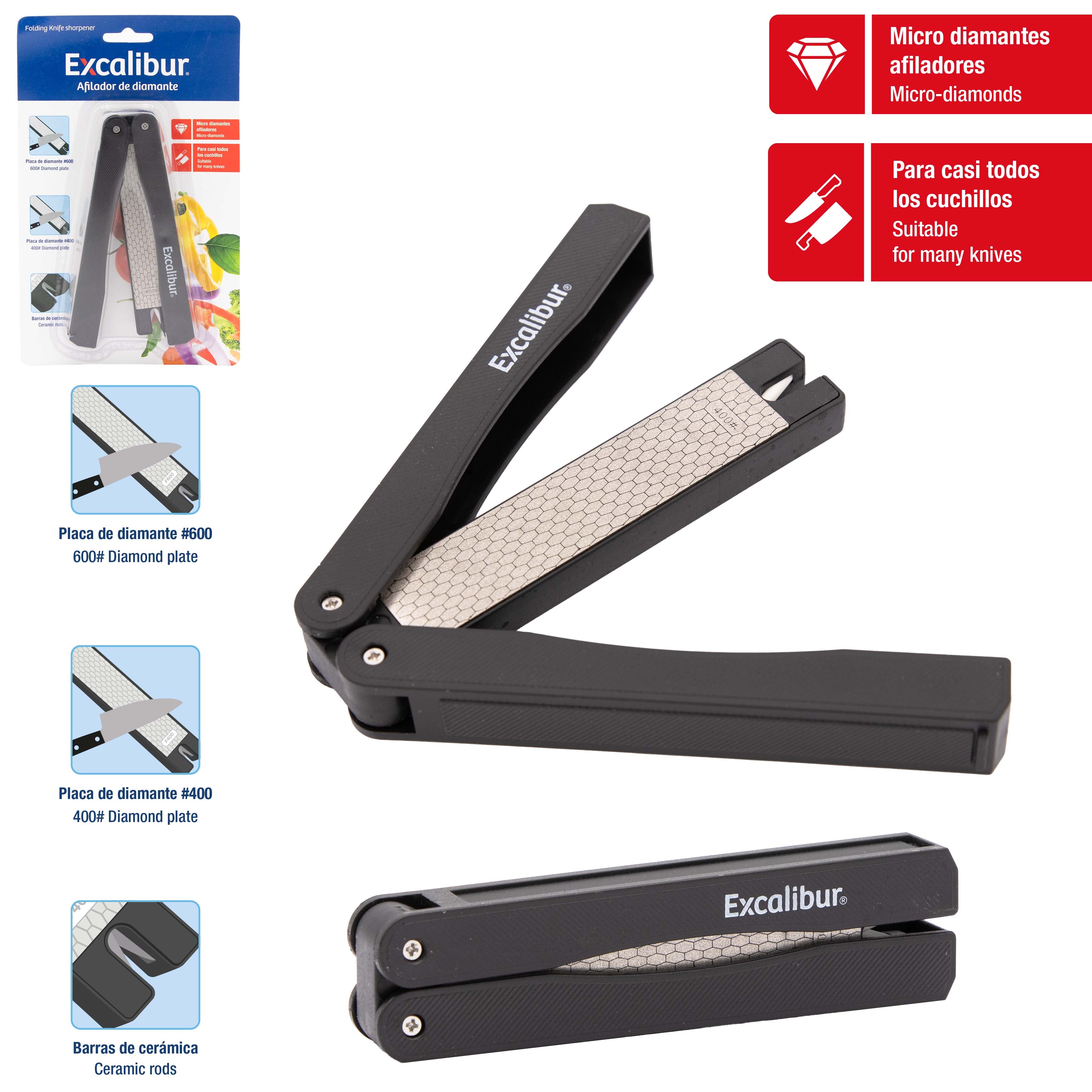 Afilador de Cuchillos Excalibur A414-KS2333