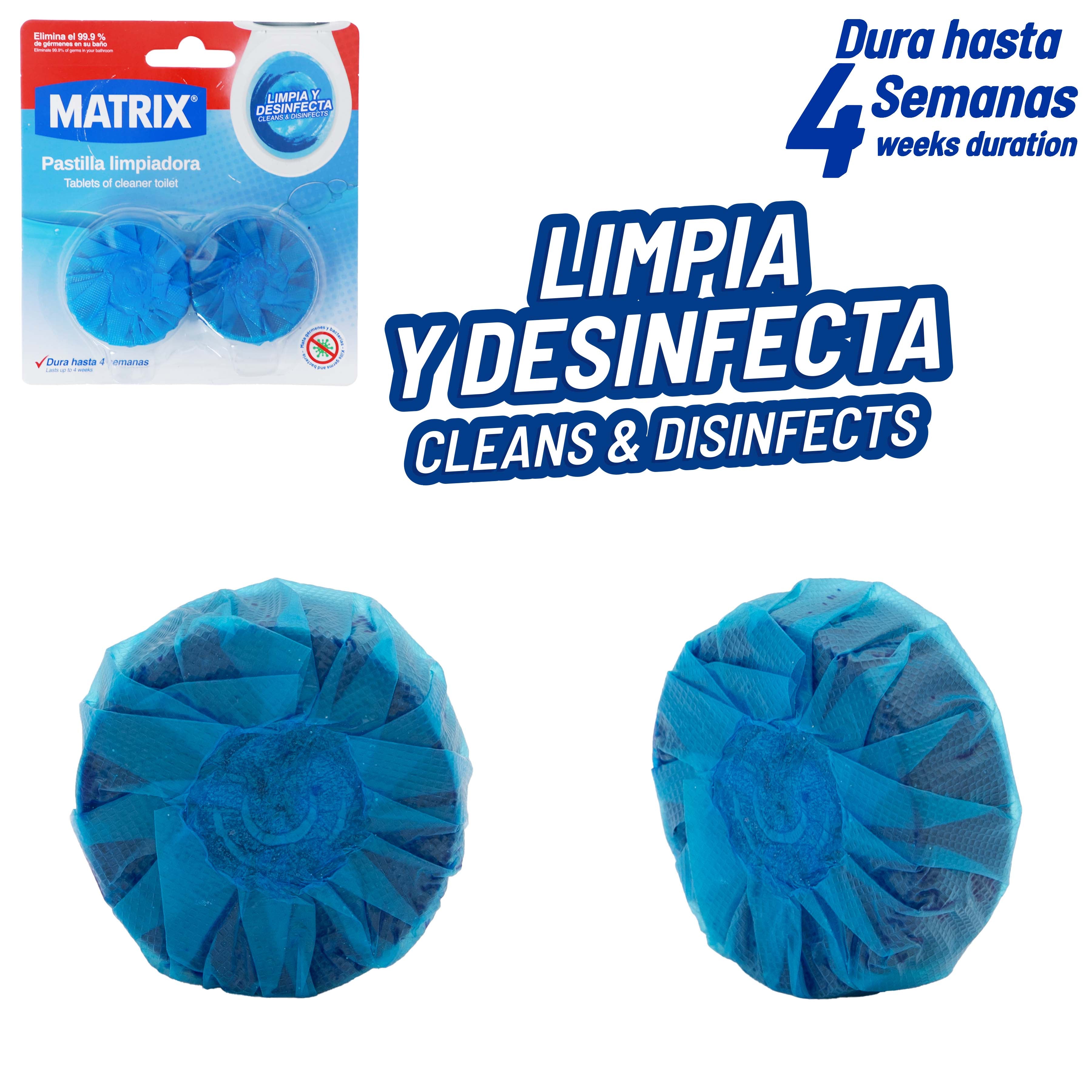 Set 2 Pastilla de Baños Matrix A414-M1302 Inodoros. MATRIX