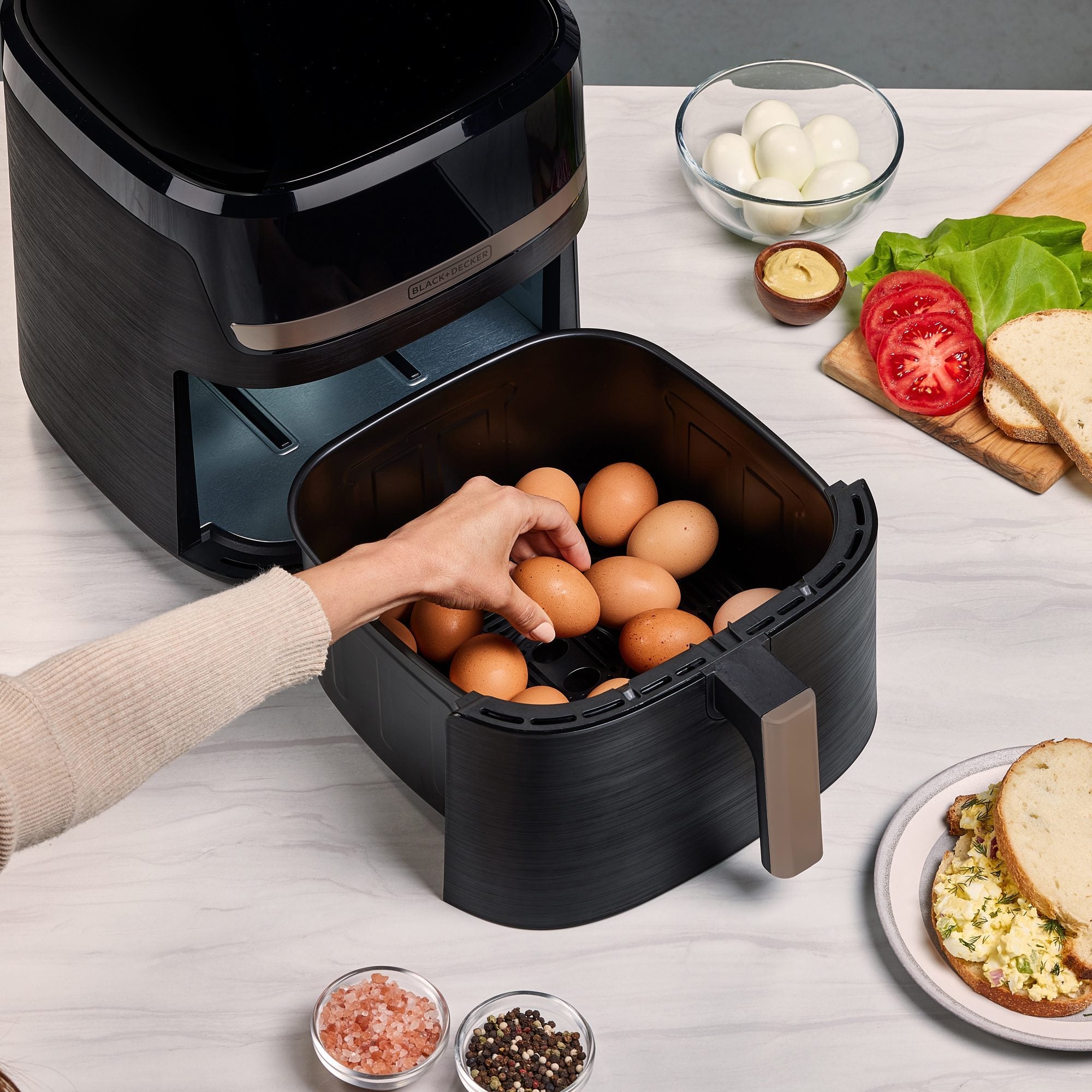 Freidora de Aire 8L Purifry 9 Funciones en 1 Black and Decker AFBD82-1BDLA BLACK + DECKER