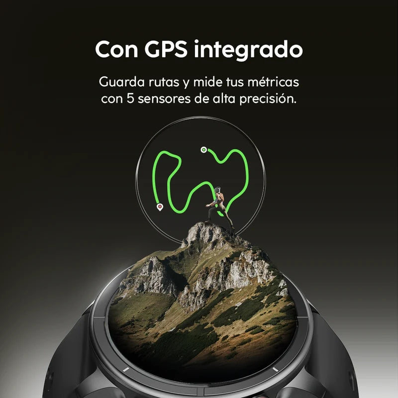 Smartwatch Reloj Inteligente Cubitt AURA Pro 2 Obsidian Black con GPS Integrado, Pantalla AMOLED 1.48" y VITA AI CT-AURAP2-1