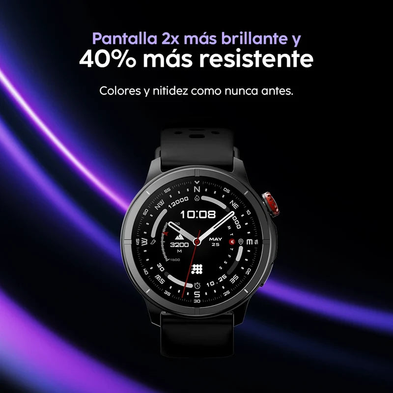Smartwatch Reloj Inteligente Cubitt AURA Pro 2 Obsidian Black con GPS Integrado, Pantalla AMOLED 1.48" y VITA AI CT-AURAP2-1