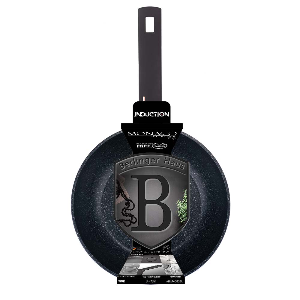 Sartén Wok 28cm Antiadherente Monaco Collection Berlinger Haus BH-7091N BERLINGER HAUS