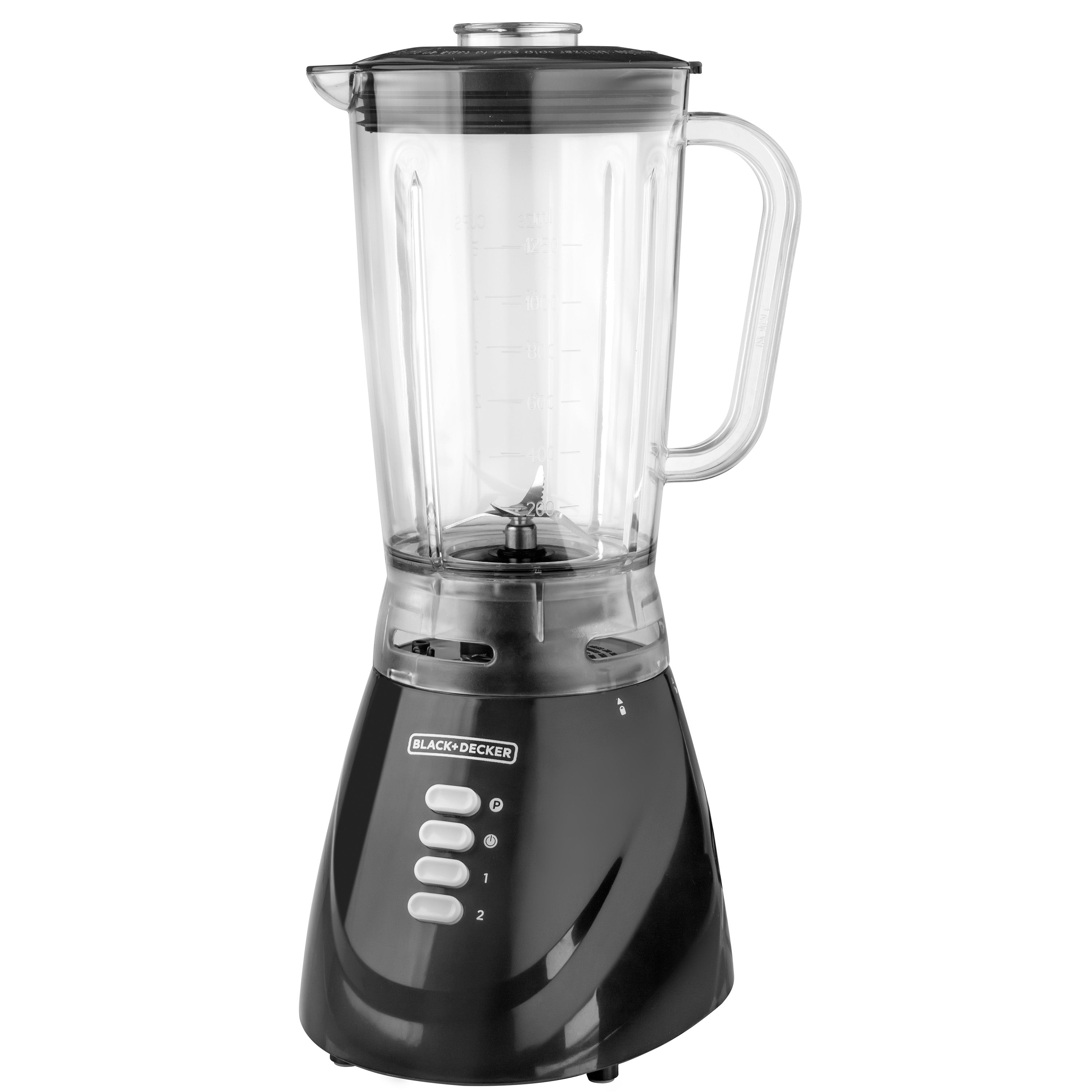 Licuadora Jarra Plástica 1.25L 2 Velocidades 550W Black and Decker BL0002BD BLACK + DECKER