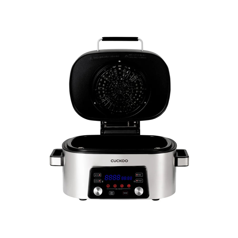 Freidora de Aire Cuckoo CAFG-A0601S 6 Qt | Air Grill Multifuncional de Acero Inoxidable