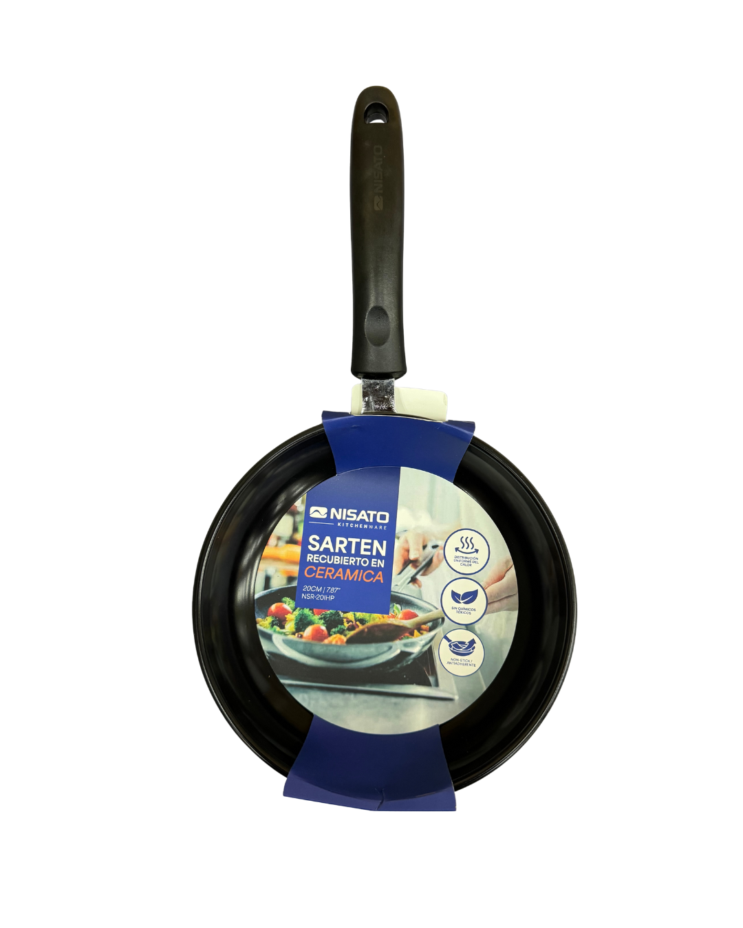 Sartén Cerámico 20cm Nisato NSR-20IHP