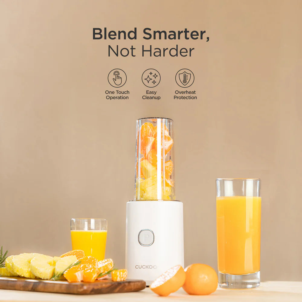 Licuadora Personal Cuckoo CFM-D60W 500 ml | Blender Compacto Coreano One-Touch