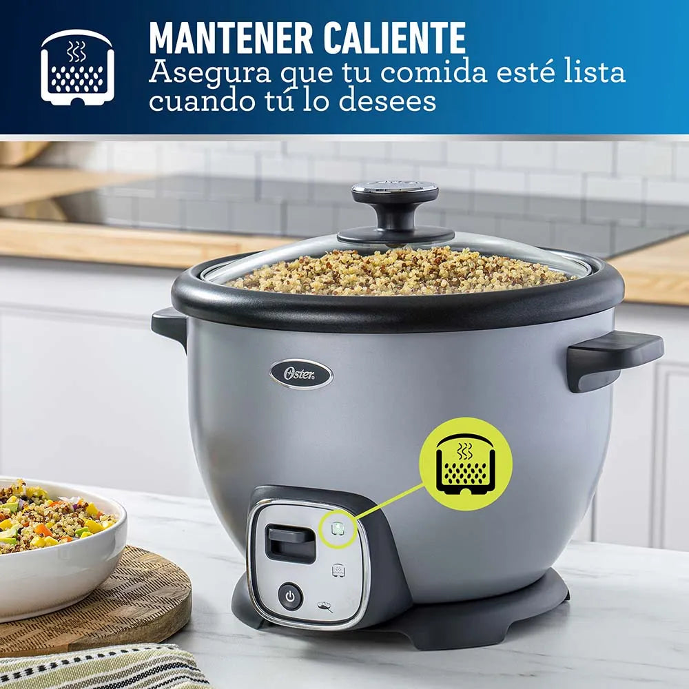 Arrocera Eléctrica de 7 Tazas 1.2 Litros con Función de Sofrito OST6028 Oster