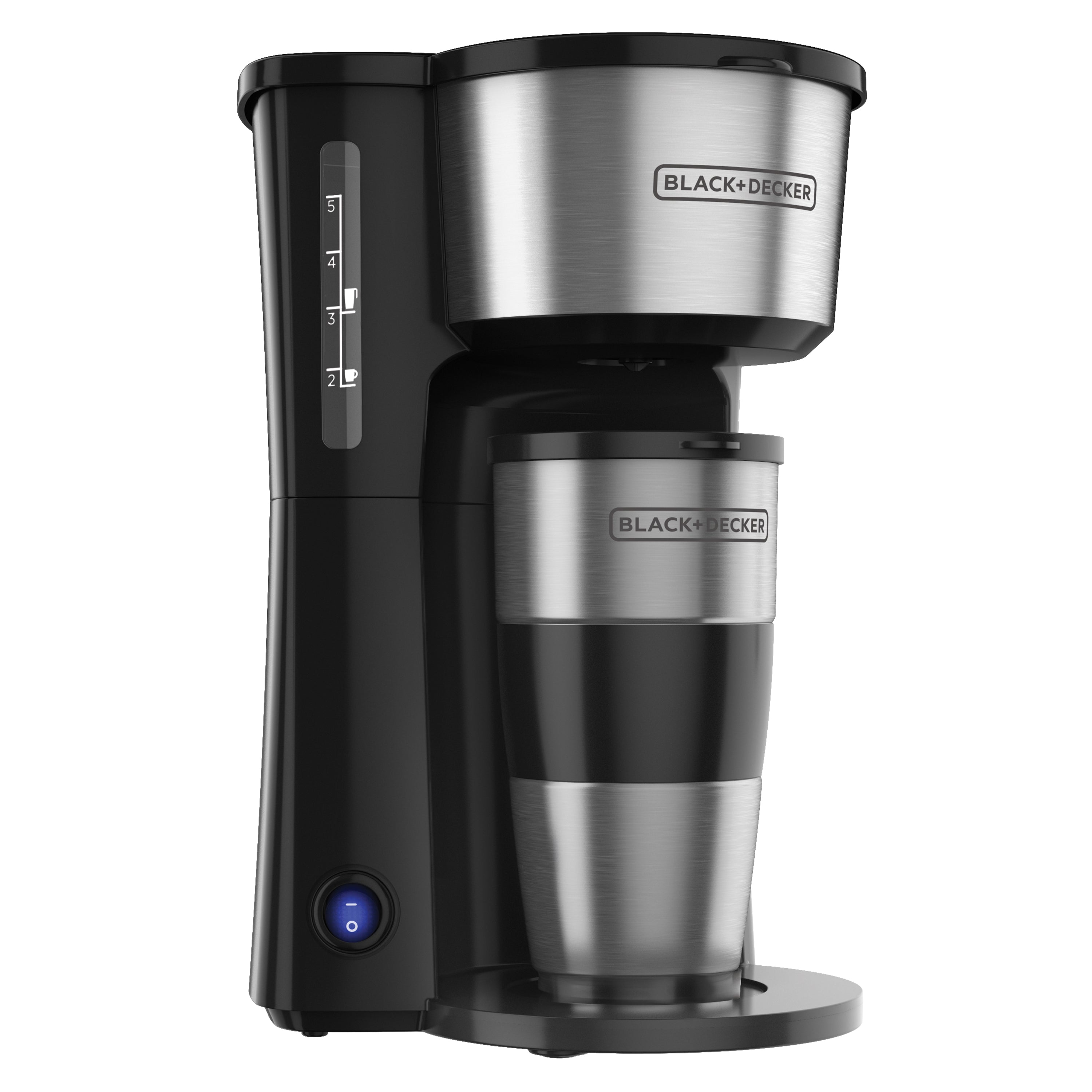 Cafetera Eléctrica 5 Tazas 4en1 Black and Decker CM0755S-MX BLACK + DECKER