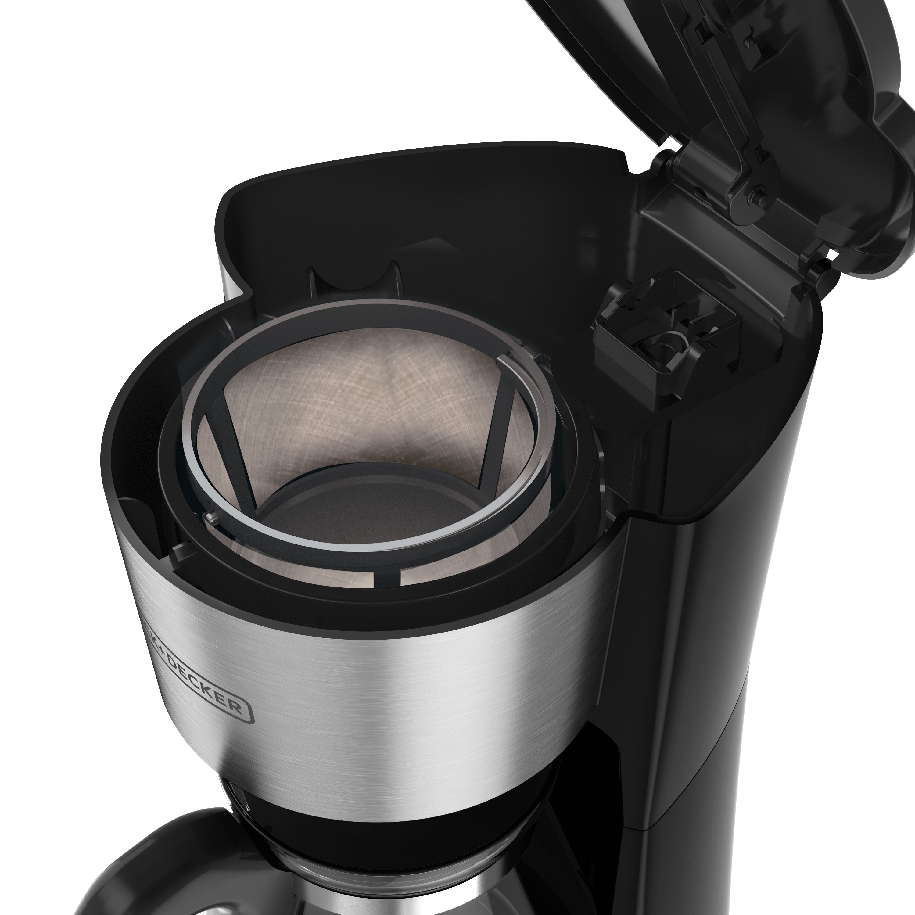Cafetera Eléctrica 5 Tazas 4en1 Black and Decker CM0755S-MX BLACK + DECKER