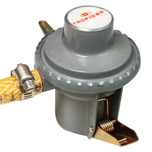 Regulador Tropigas Cabezote con 1 Yarda de Manguera y 2 Brazaletes Cabezote Tropigas. ART000229