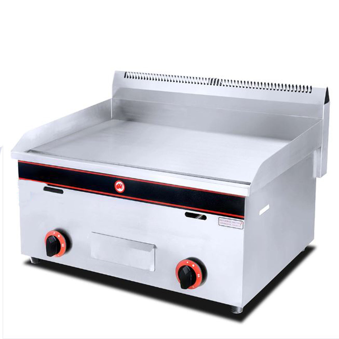 Plancha a Gas de 2 Quemadores de Acero Inoxidable 730*520*420mm HGG-720 Selecto