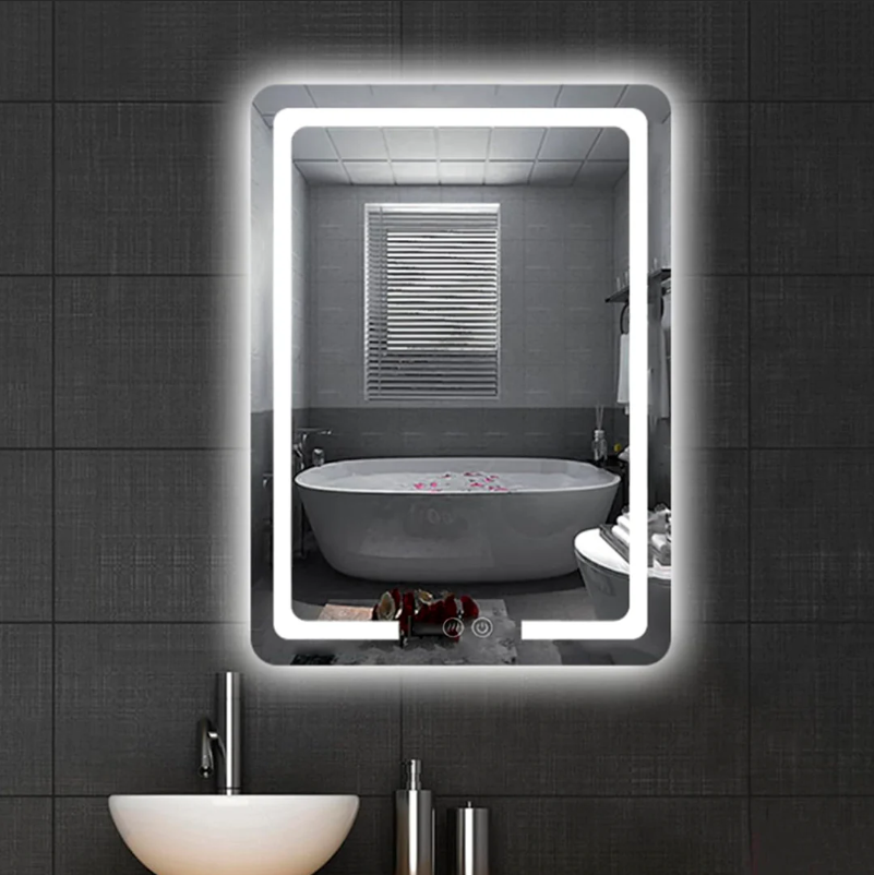 Espejo LED Rectangular 60x80cm 3 Luces Antivaho 92-XM-100 Selecto