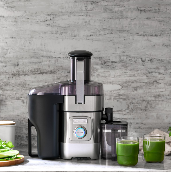 Extractor de Jugo Eléctrico a Presión Contenedor de 2L Jarra de Jugo de 1L Cuisinart CJE-1000P1 CUISINART