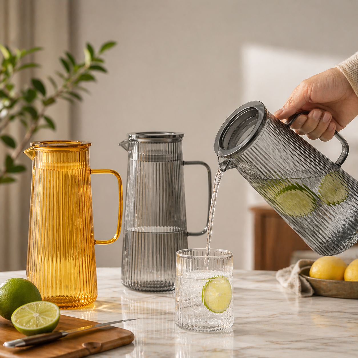 Jarra de Plástico 1.2L Acrílico 89730 Selecto