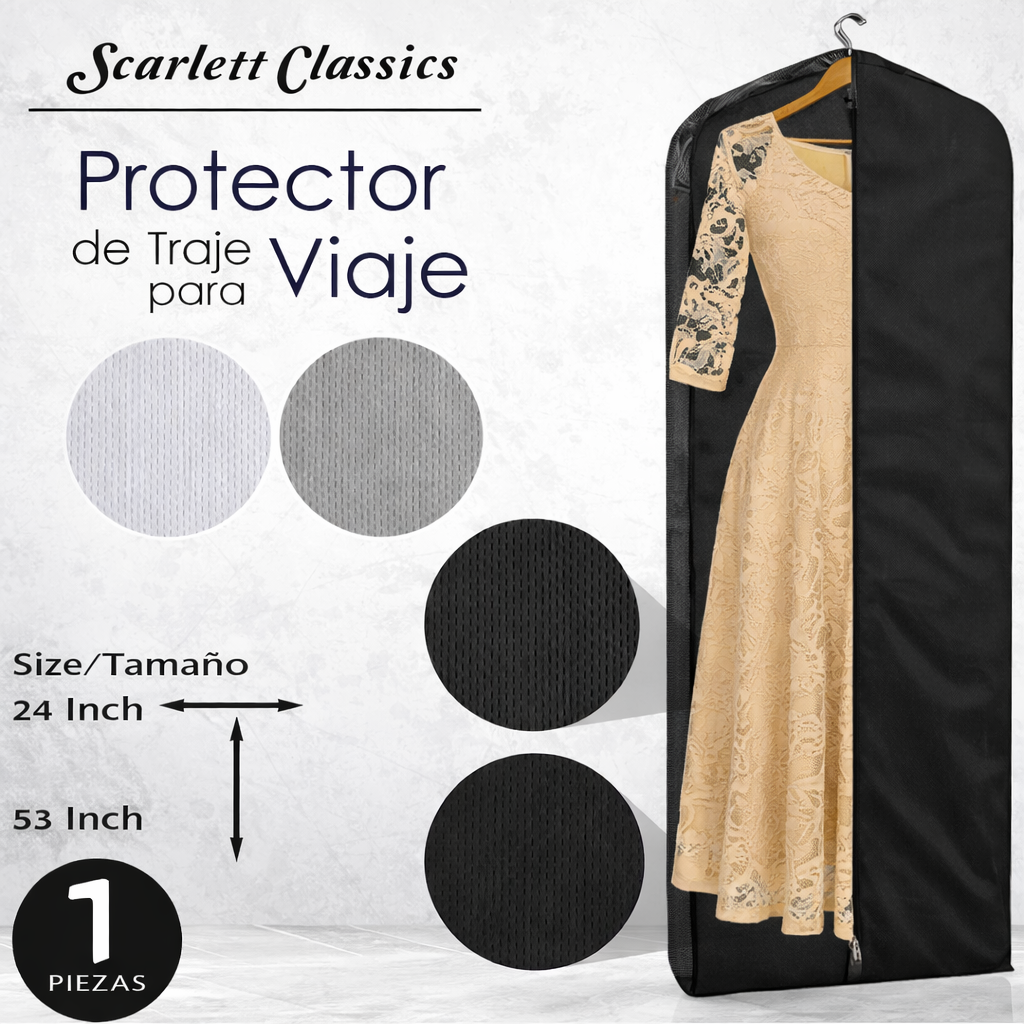 Forro Protector para Ropa 53x24" SCR-3618 Cobertor. Selecto