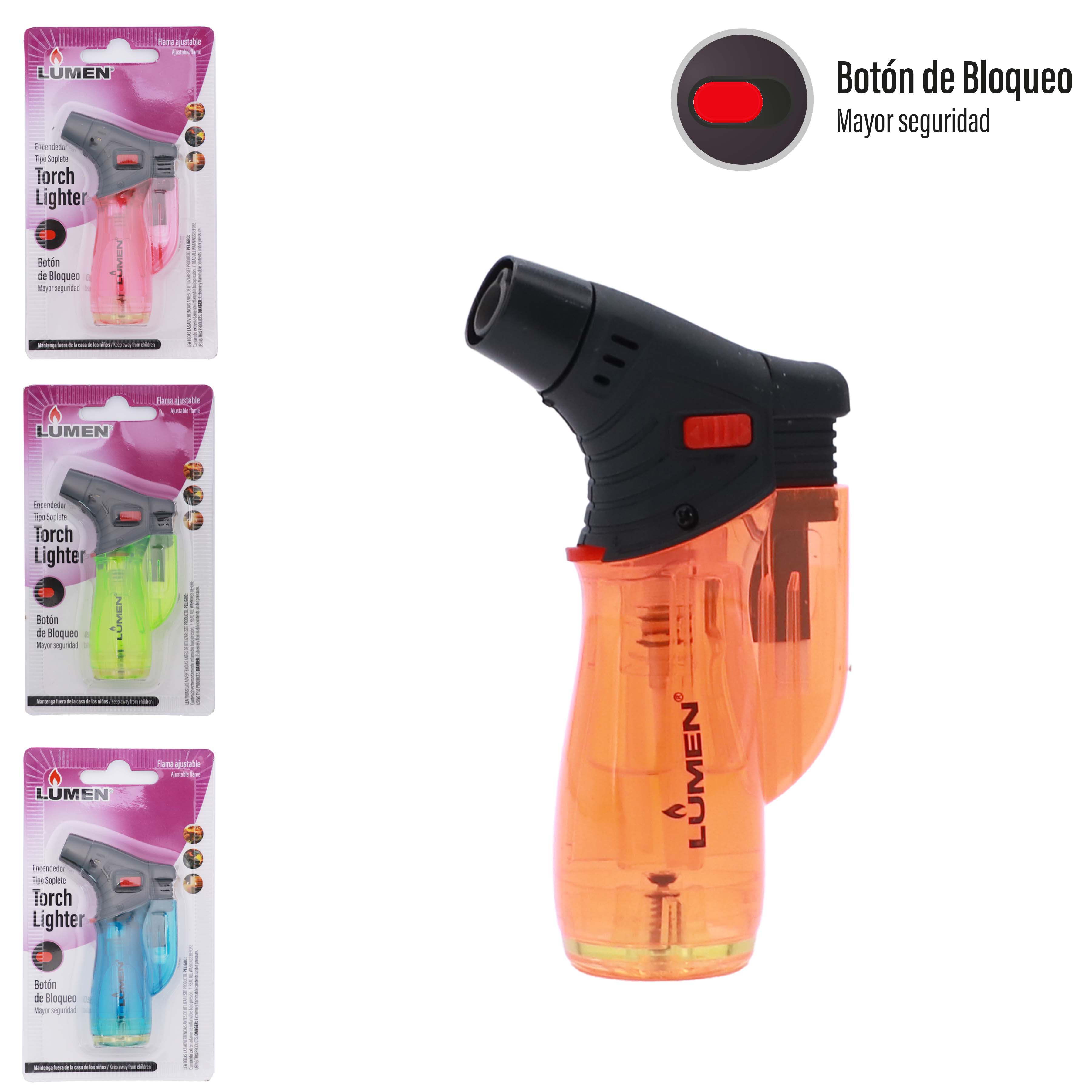 Encendedor Tipo Soplete Lumen DH-B2401 Lighter. LUMEN