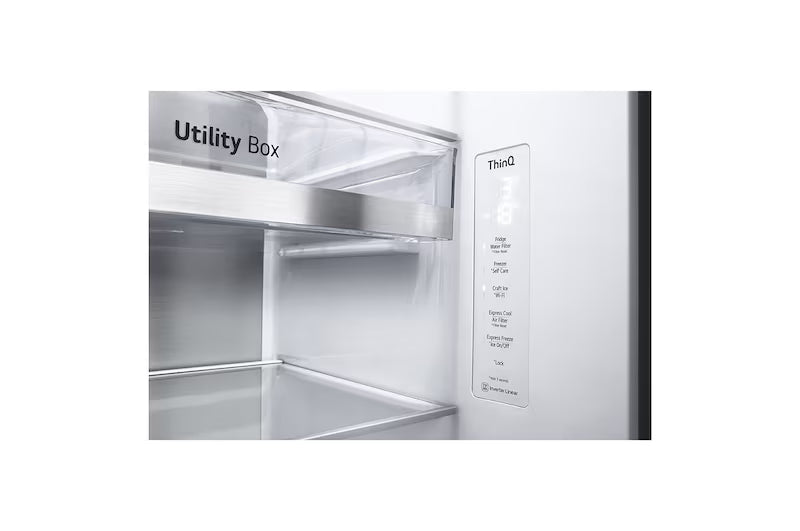 Refrigeradora Side by Side InstaView 22p3 con Dispensador de Agua e Hielo LG VS25XHWC LG