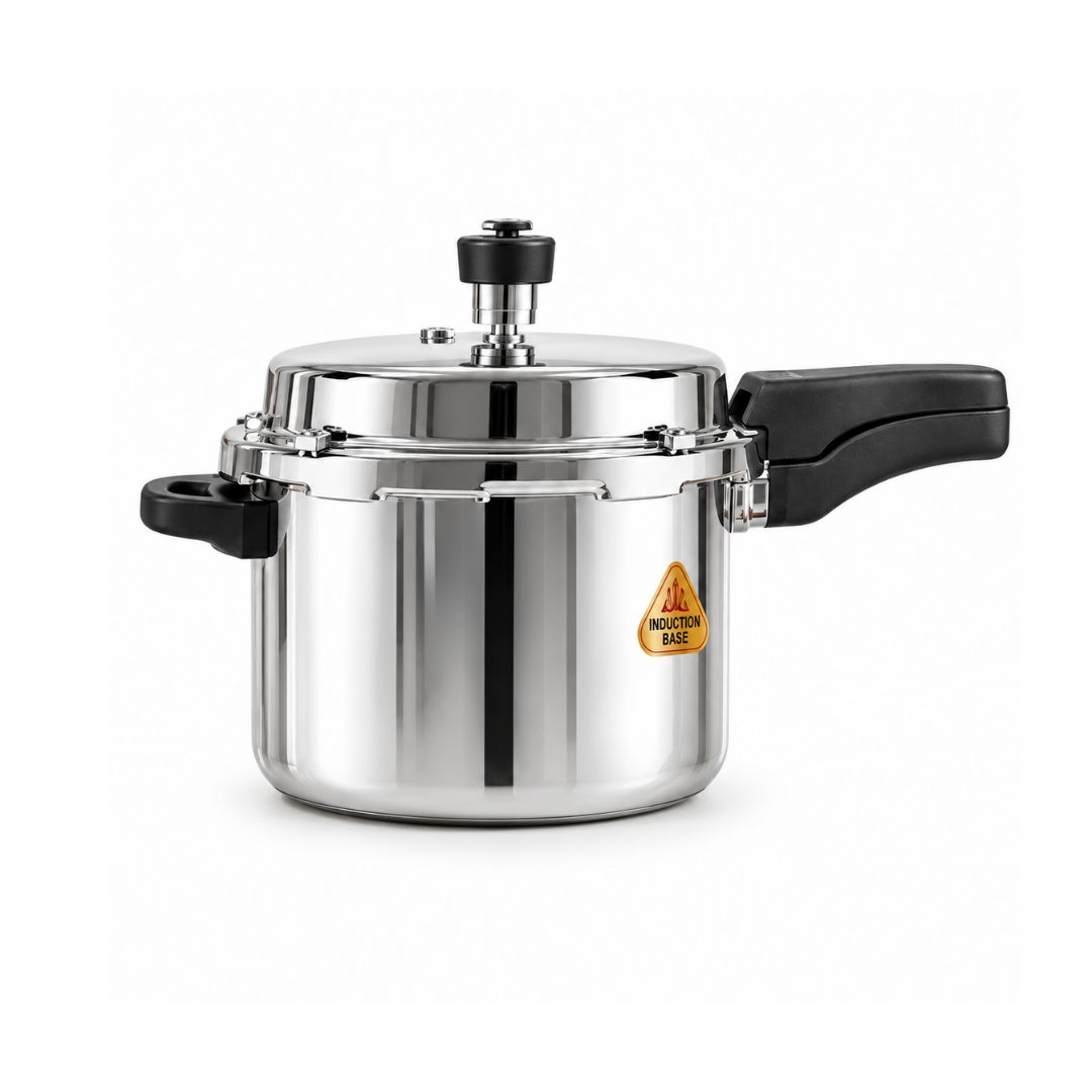 Olla de Presión de Acero Inoxidable Maestro 7.5 Litros con Mango y Base para Inducción MPL-003